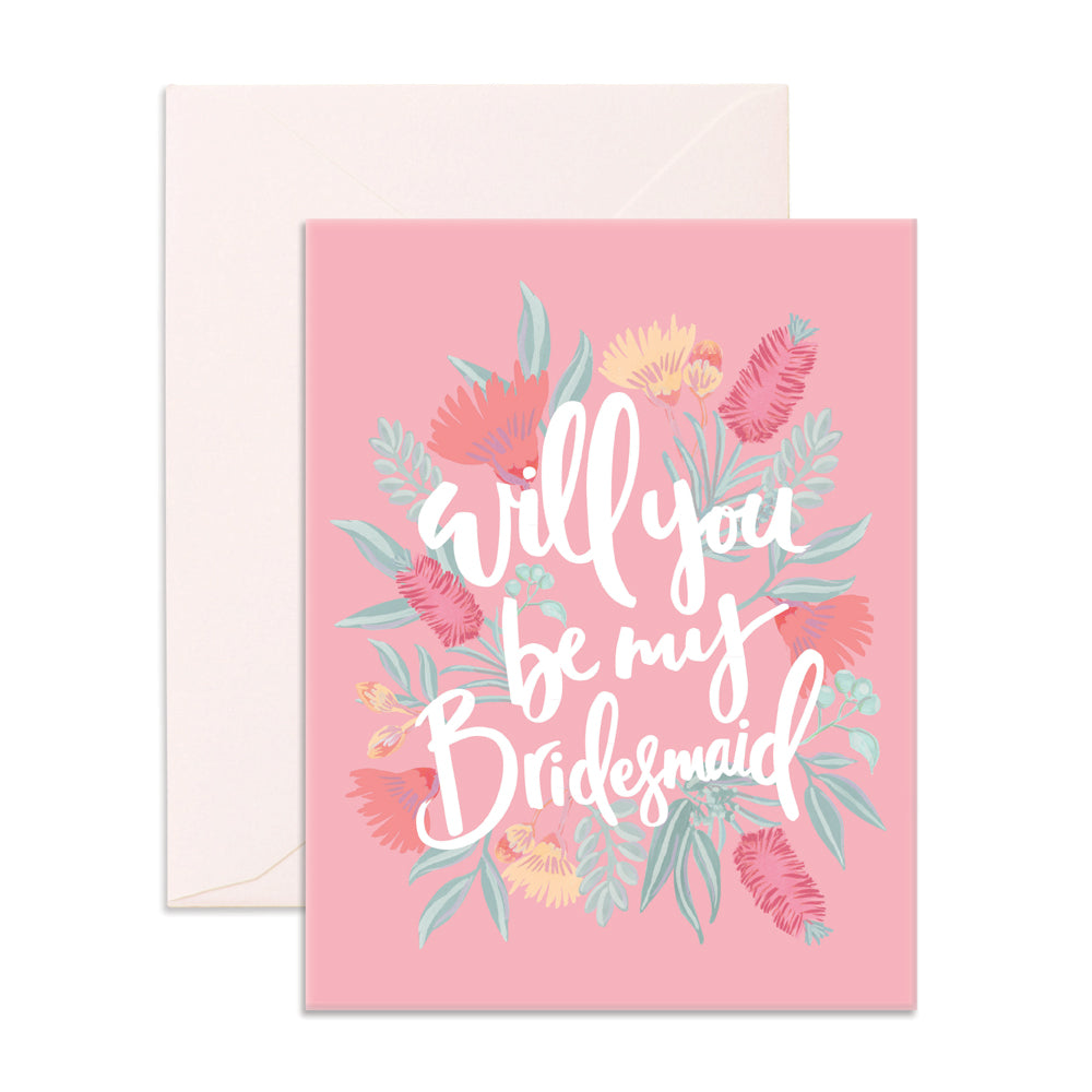 Will You Be My Bridesmaid Greeting Card - Giftware - Fox and Fallow