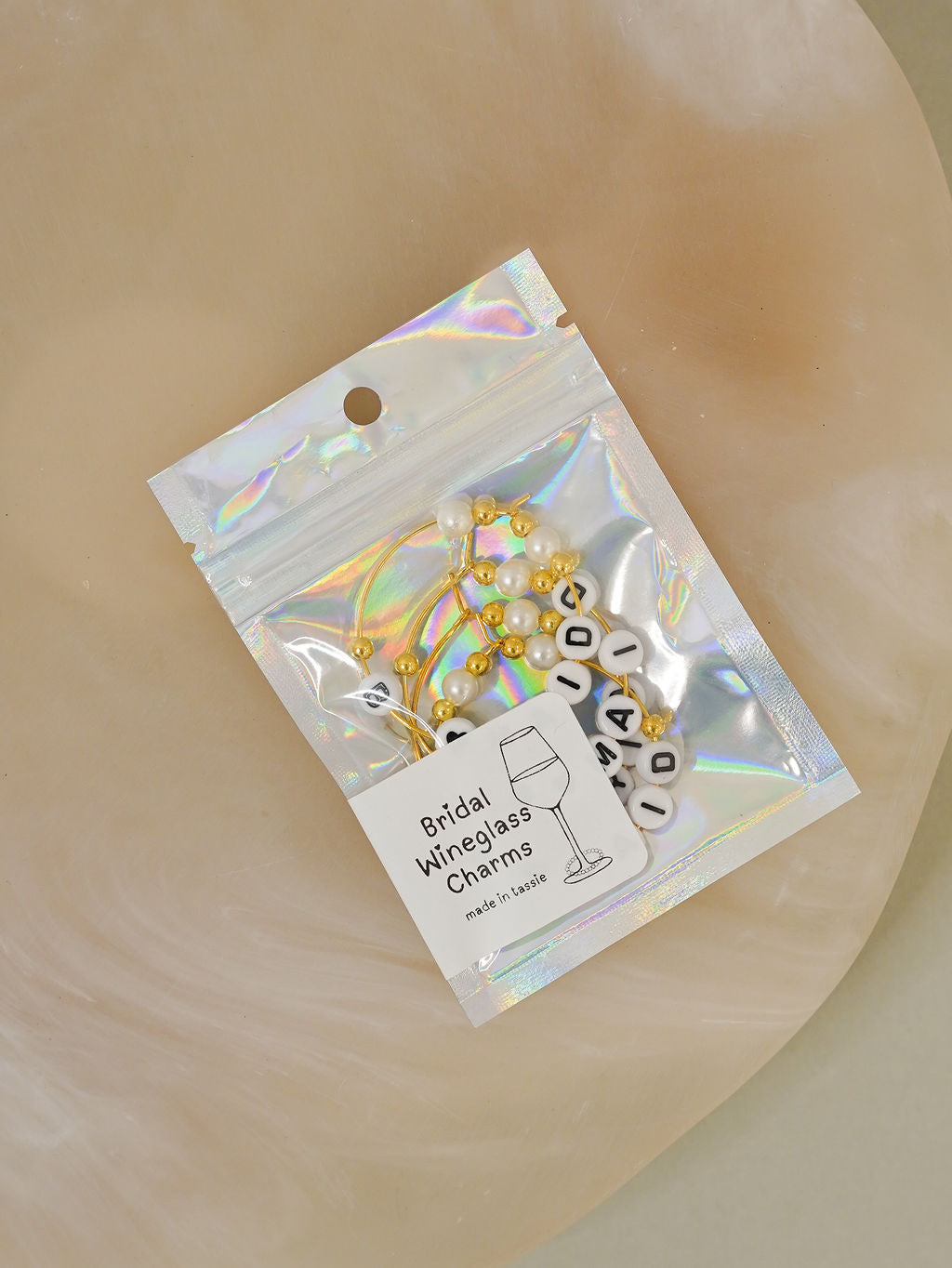 Wineglass Charm - Bridal Party - Giftware - Honey Fawn