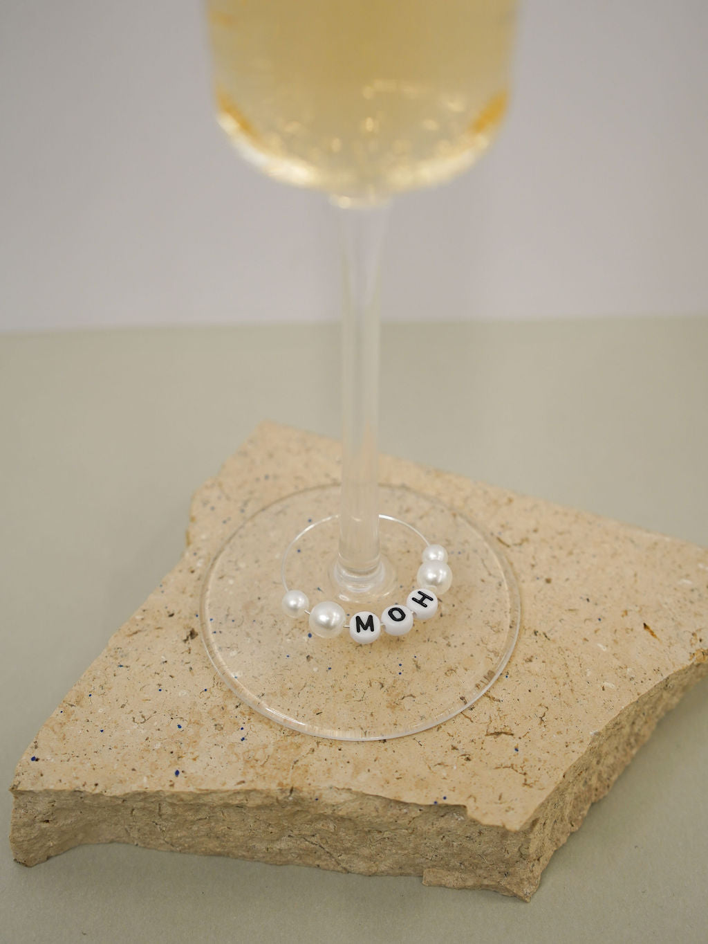 Wineglass Charm - Maid of Honour Pearl - Giftware - Honey Fawn