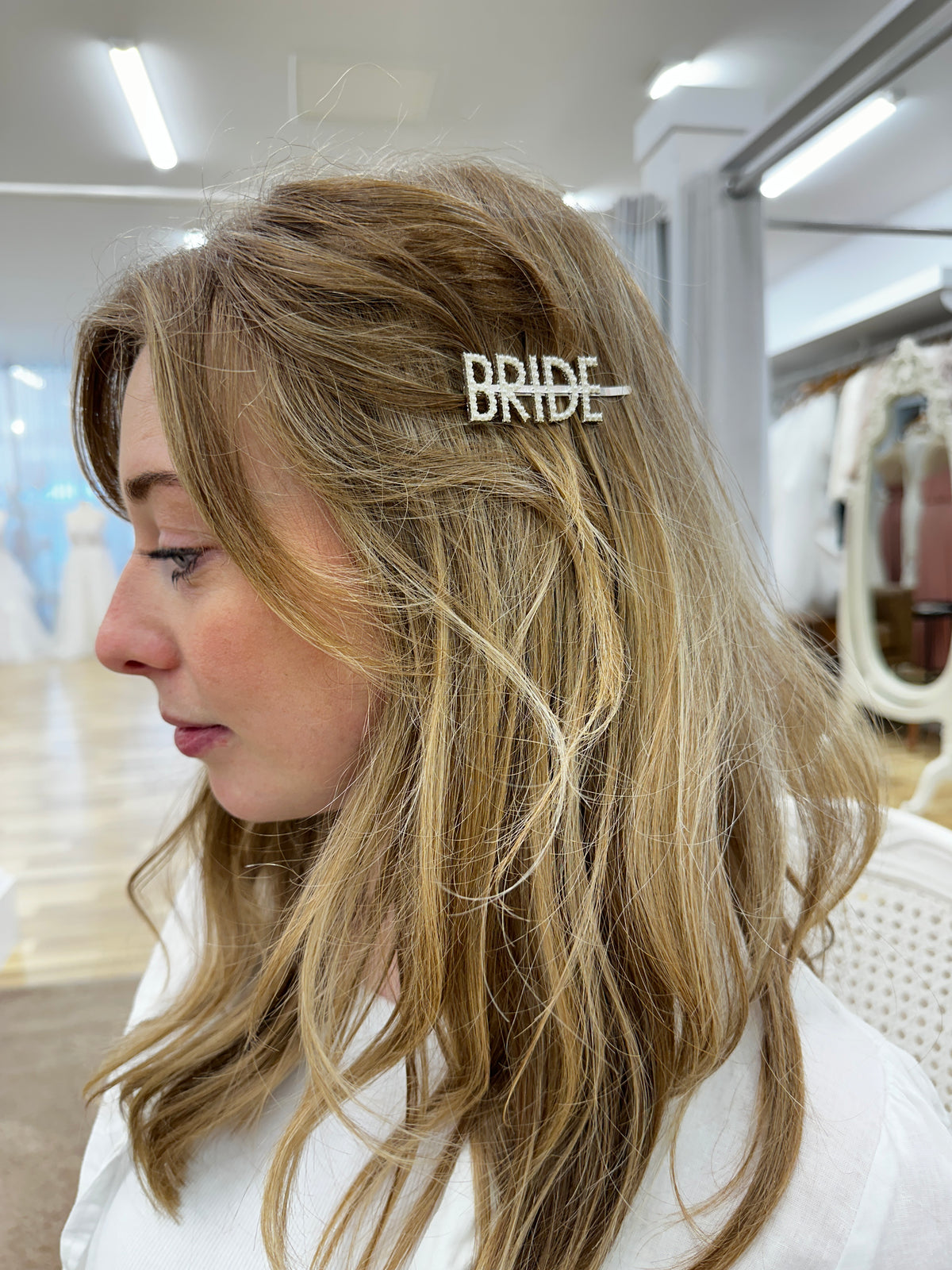 Bride Pearl Bead Hair Clip - Giftware - Honey Fawn