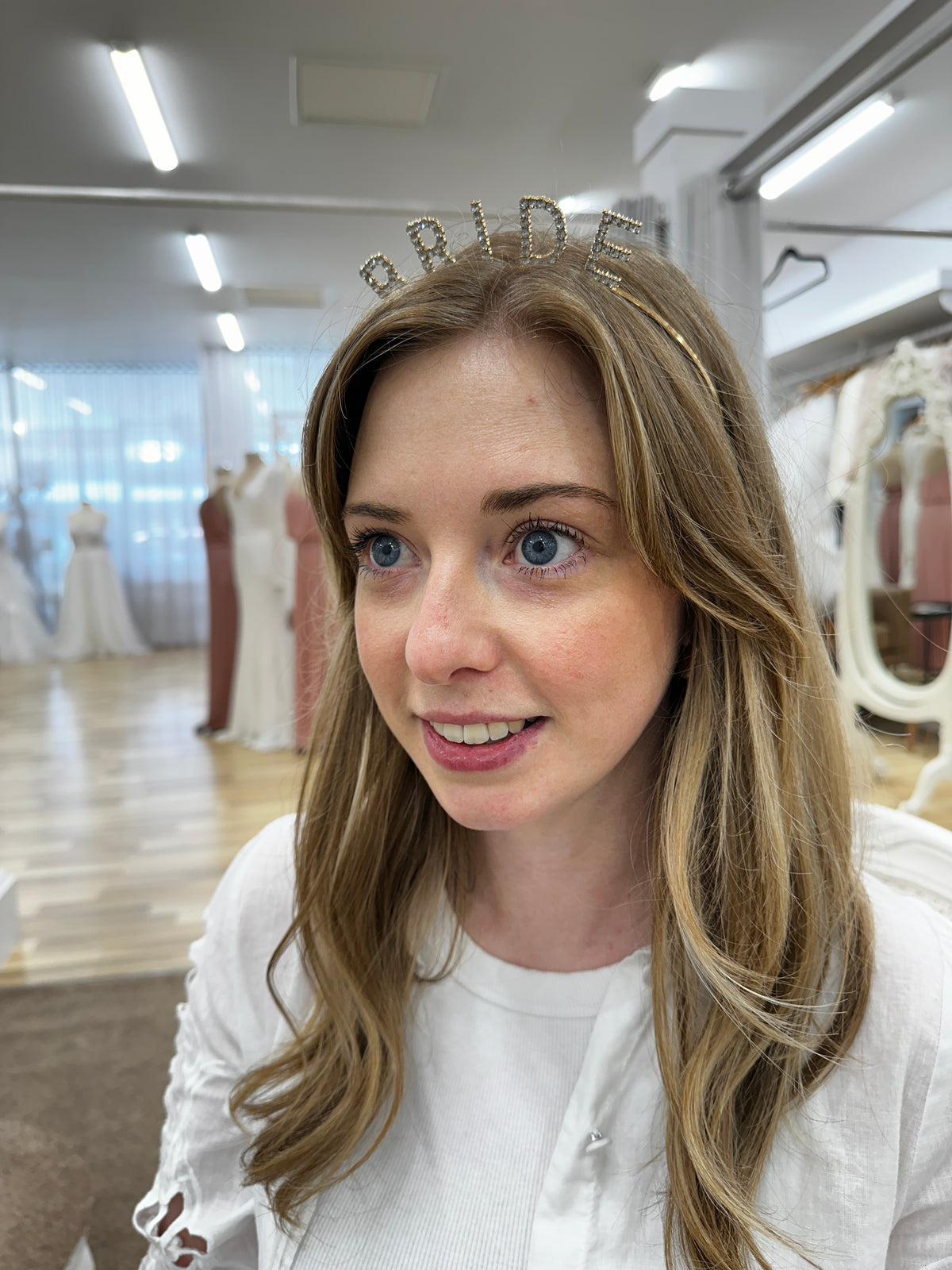 Bride Rhinestone Headband - Rose Gold - Giftware - Honey Fawn