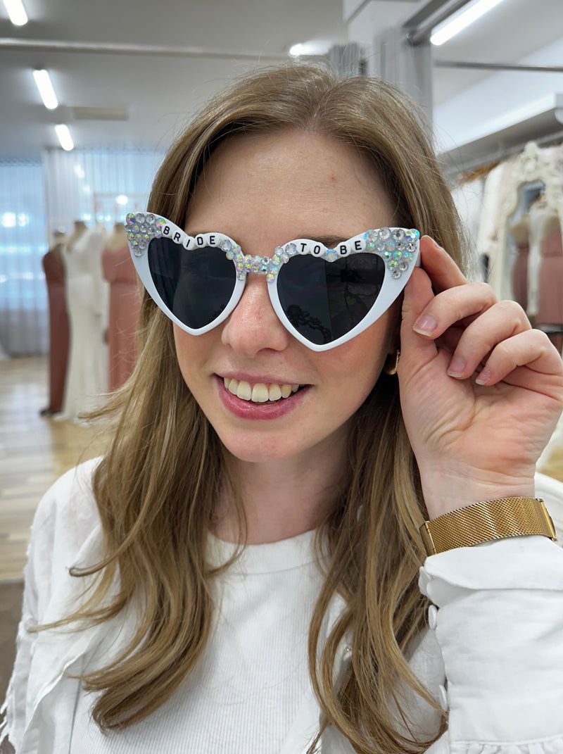 Bride To Be Heart Sunglasses - Giftware - Honey Fawn