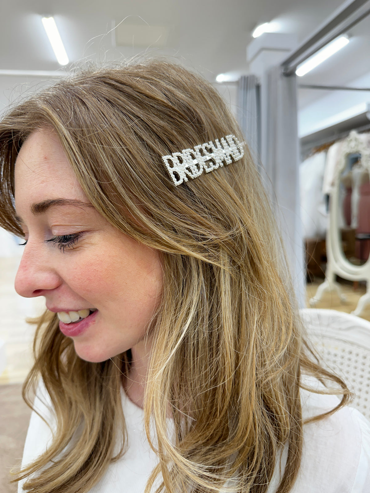 Bridesmaid Pearl Bead Hair Clip - Giftware - Honey Fawn