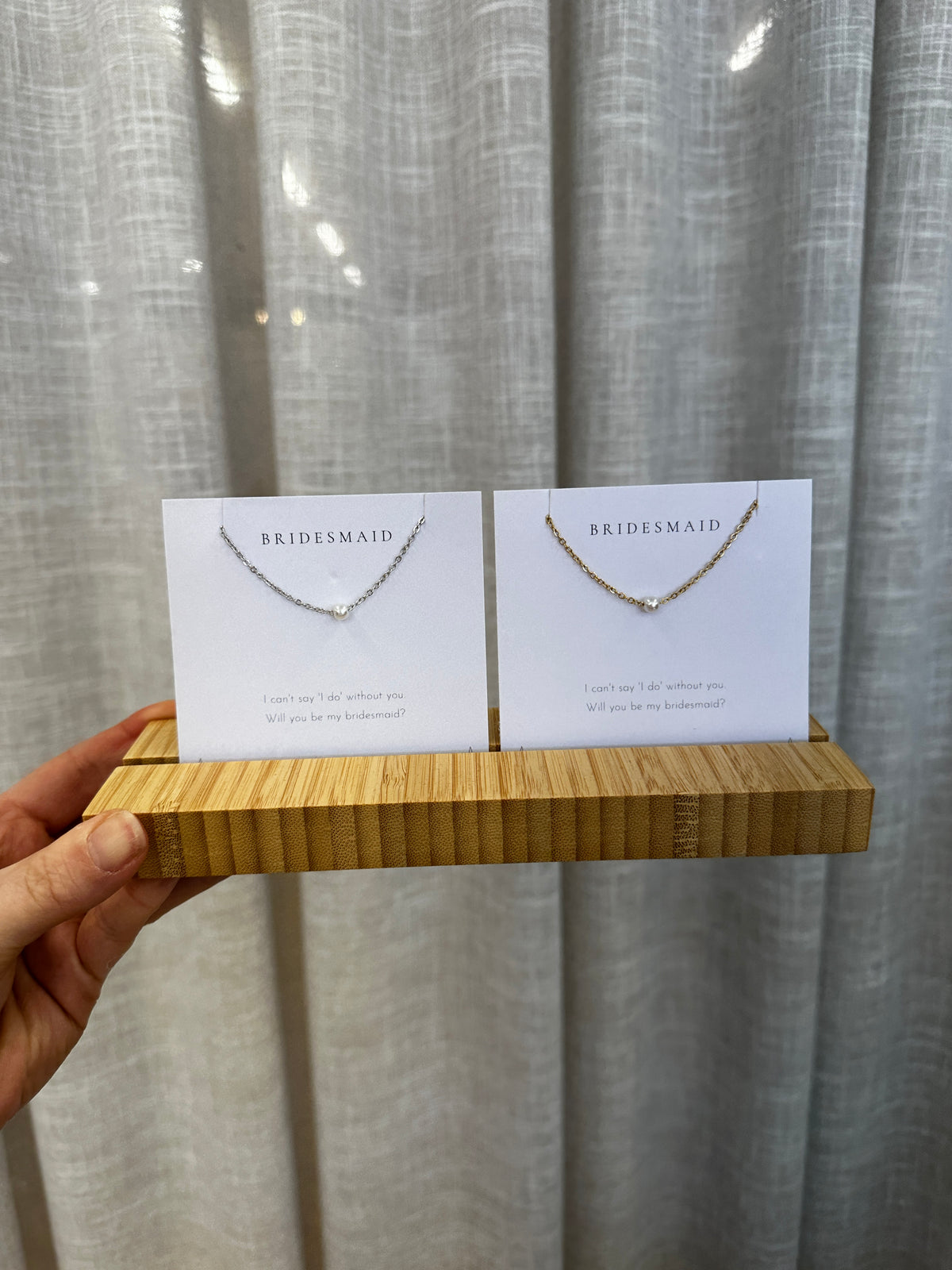 Bridesmaid Proposal Necklace Gold - Giftware - Honey Fawn