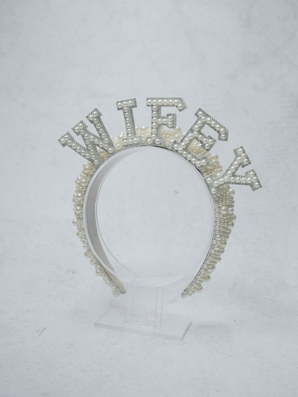 Pearl WIFEY Headband - Giftware - Honey Fawn