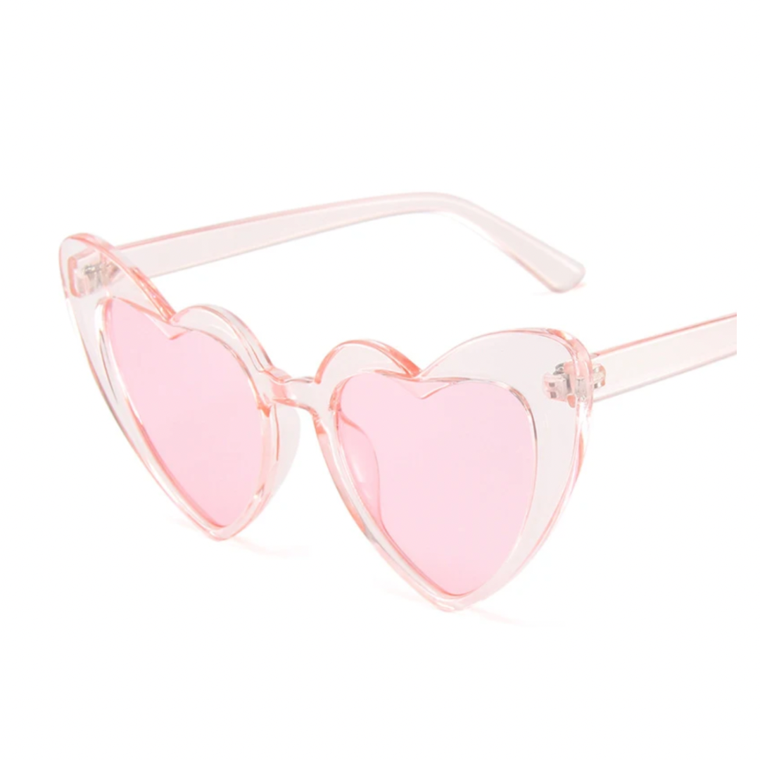 Pink Crystal Heart Sunglasses - Giftware - Honey Fawn