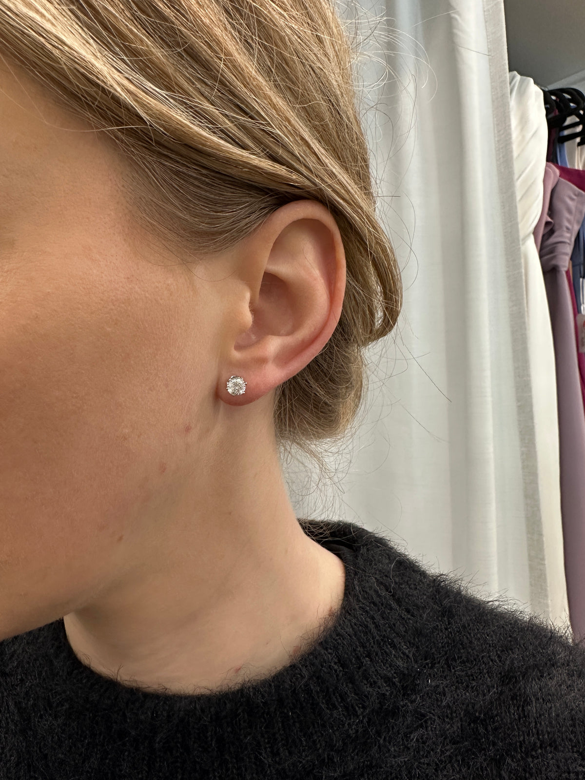 Small Crystal Stud - Jewellery - Honey Fawn