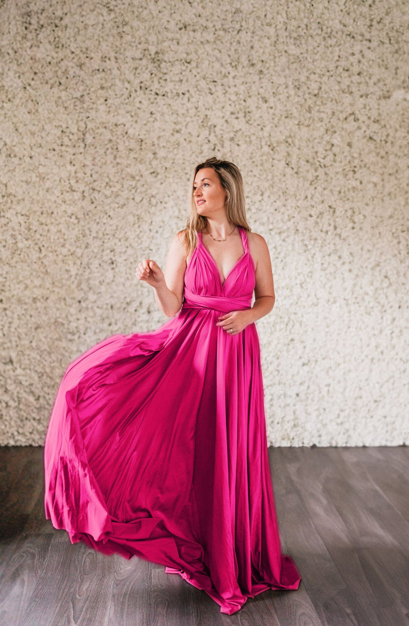 Luxe Tulle Multiway Hot Pink - Dress - Jacqueline Louise