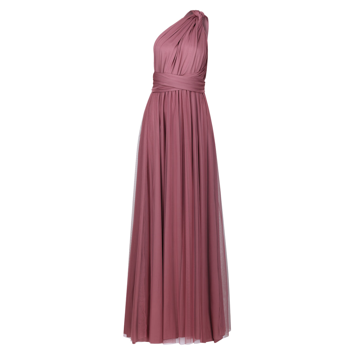Jersey Wrap with 3/4 Sleeve Dusky Rose - Dress - Jacqueline Louise