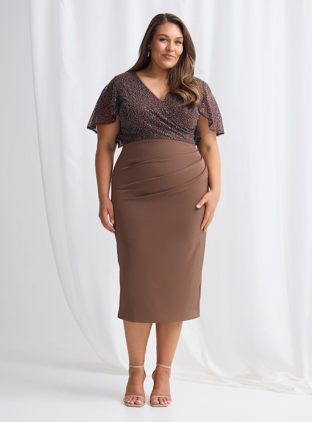 Joyce Beaded Midi - Dress - Trellis Lane