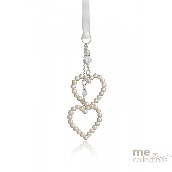 Double Pearl Hearts Keepsake - Giftware - ME Collections