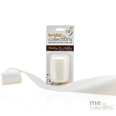 Wedding Car Ribbon White 6m - Giftware - ME Collections