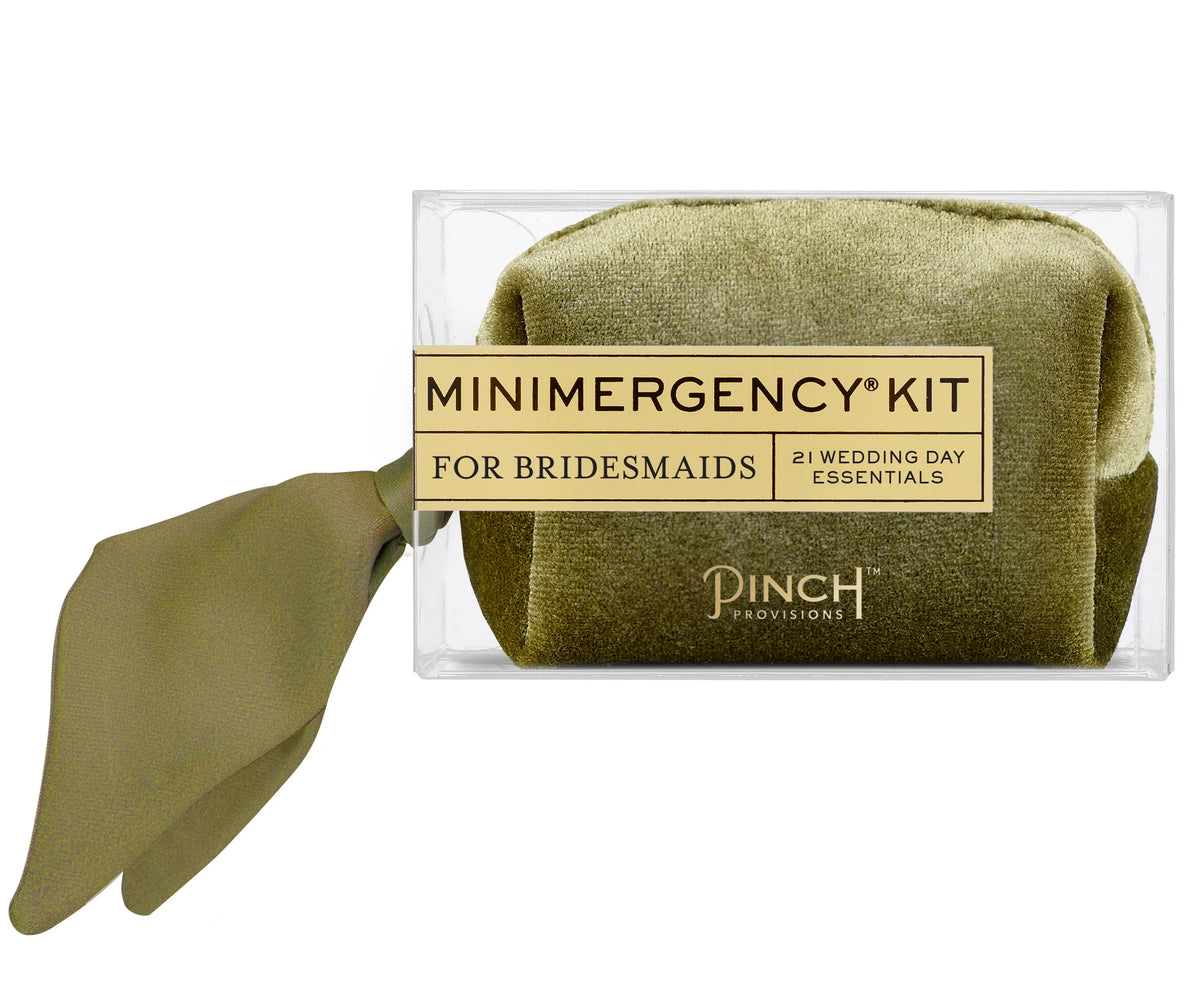 Velvet Minimergency Kits for Bridesmaids Olive