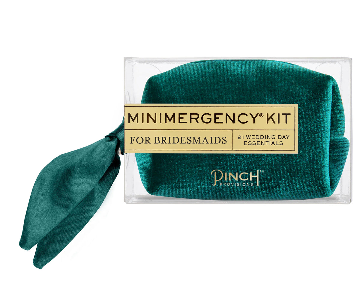 Velvet Minimergency Kits for Bridesmaids Pine