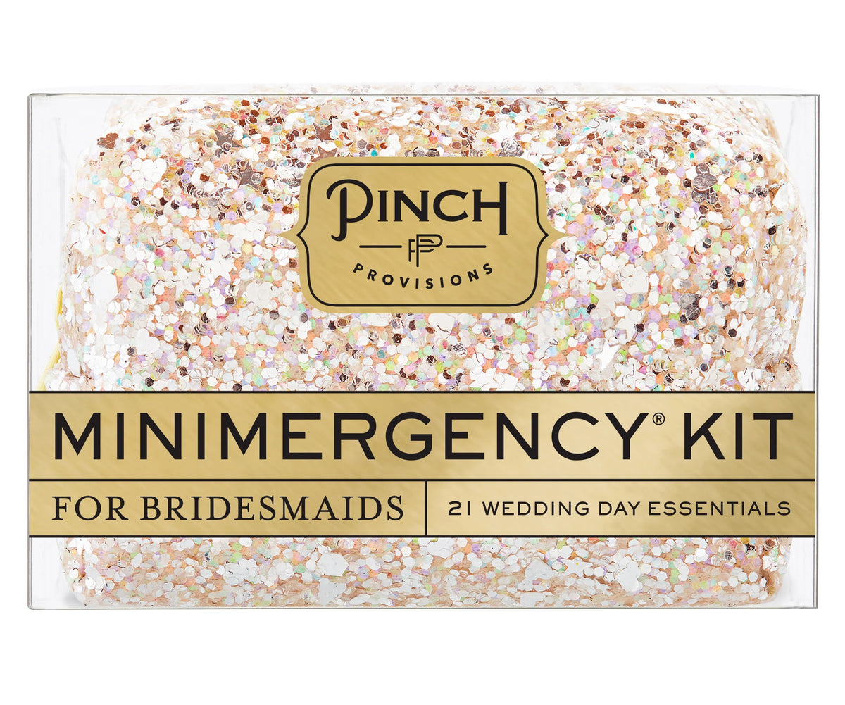 Glitter Minimergency Kits for Bridesmaids Pink Diamond