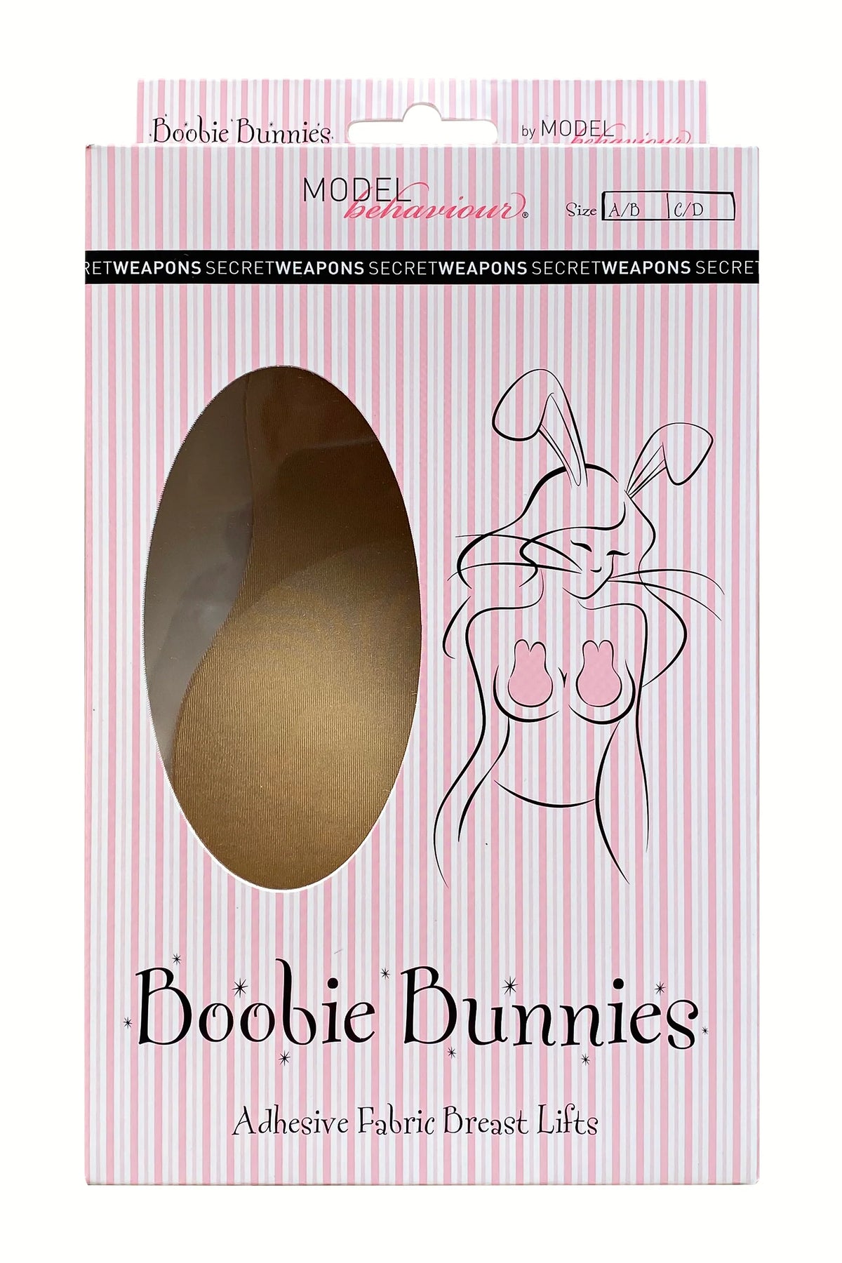 Boobie Bunnies - Fabric Breast Lifts - Accessory - Model Behaviour