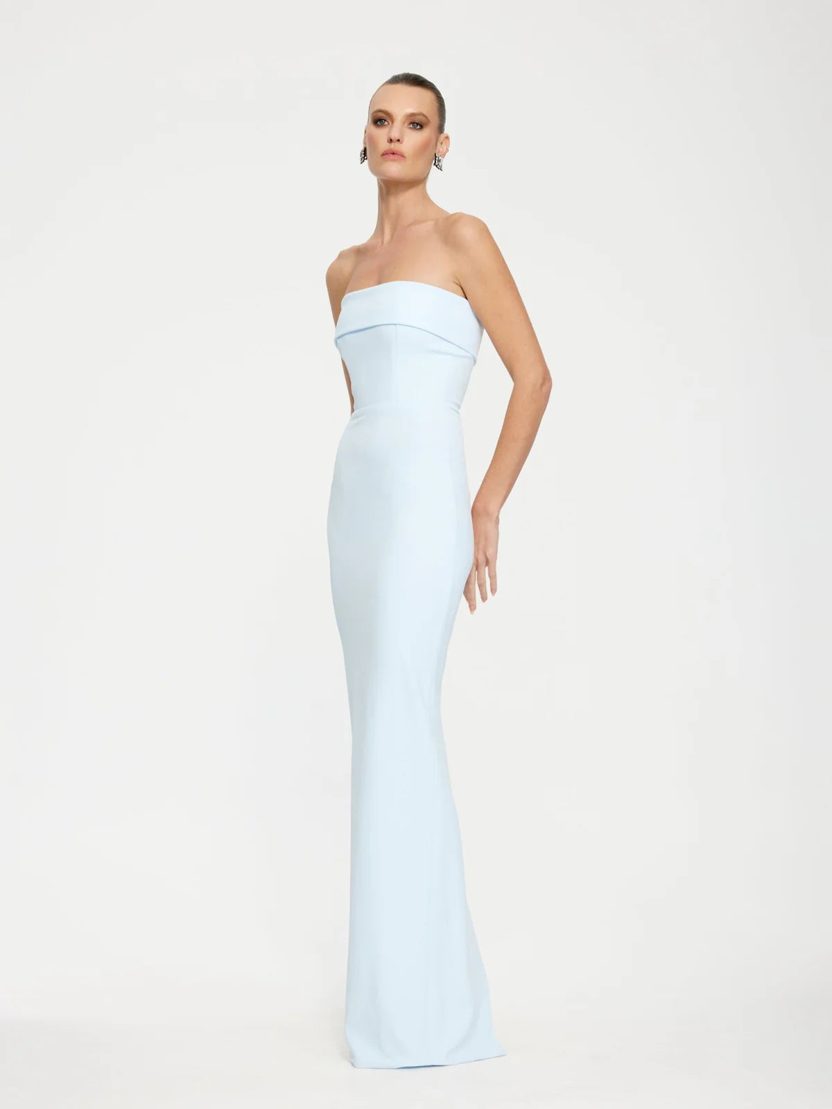 Monroe Gown Ice Blue - Dress - Effie Kats