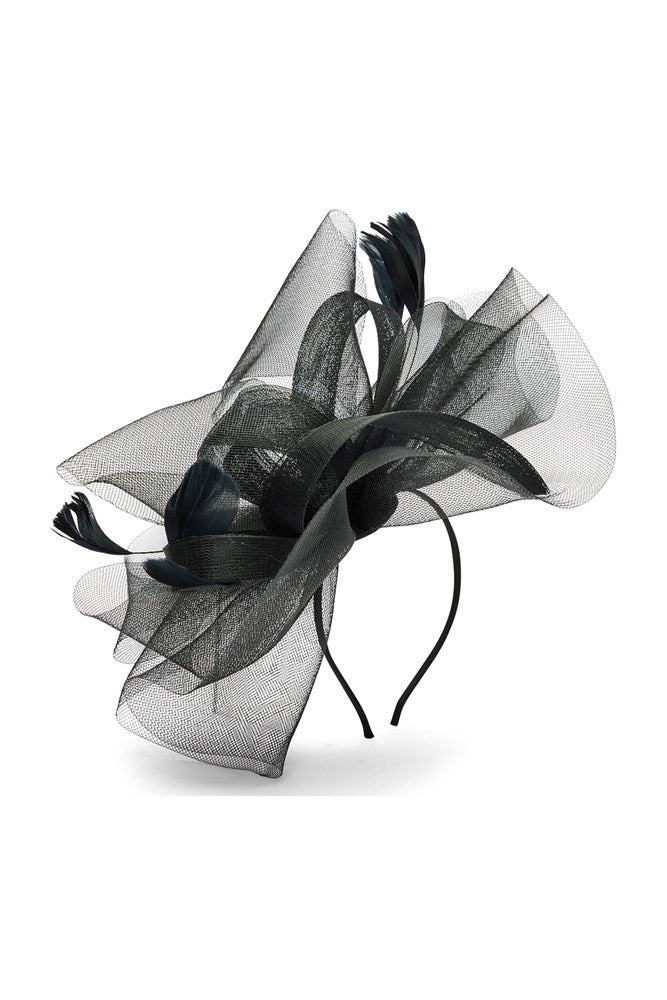 Iris Fascinator Black - Accessory - Morgan and Taylor