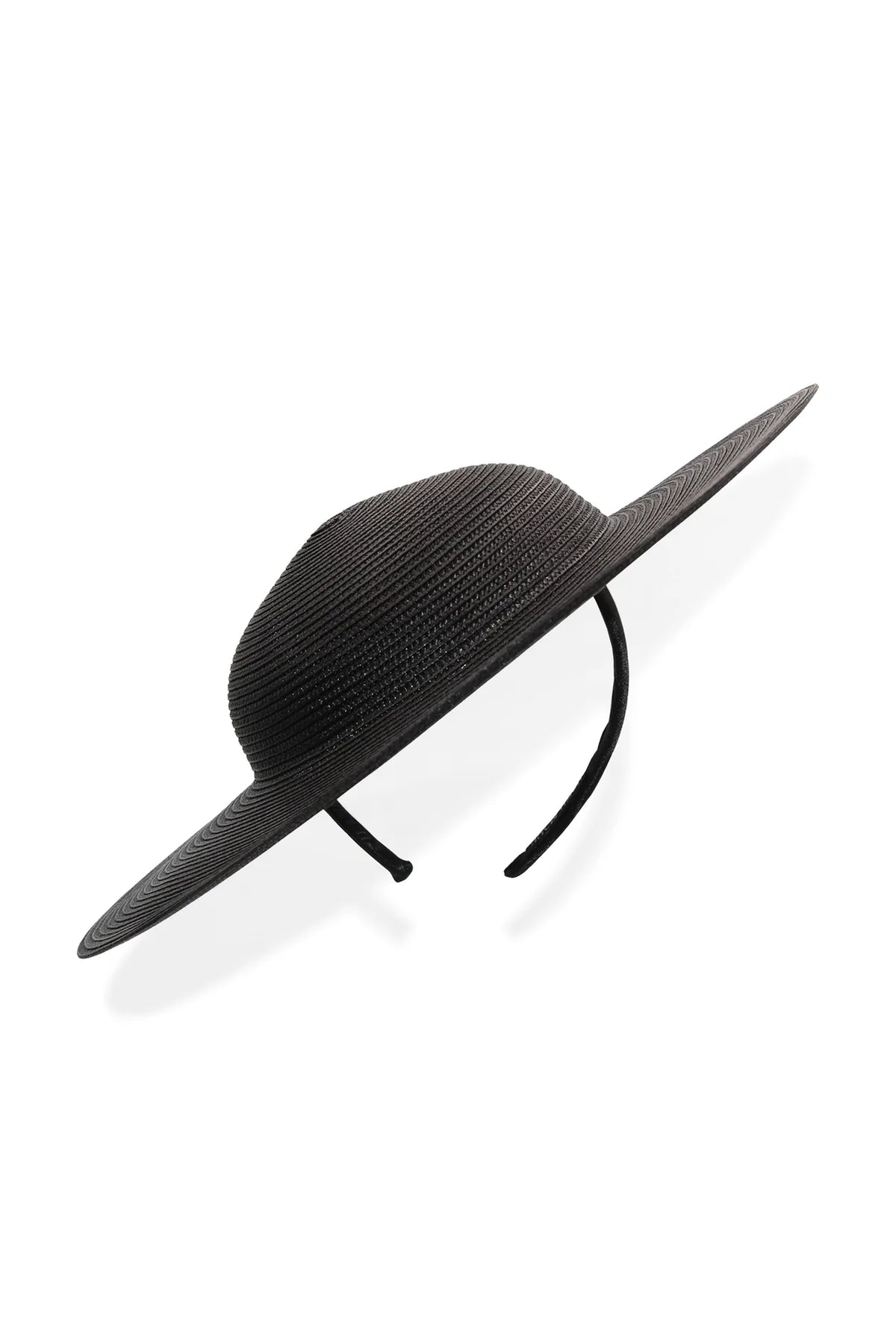 Mona Plate Hat Black - Accessory - Morgan and Taylor