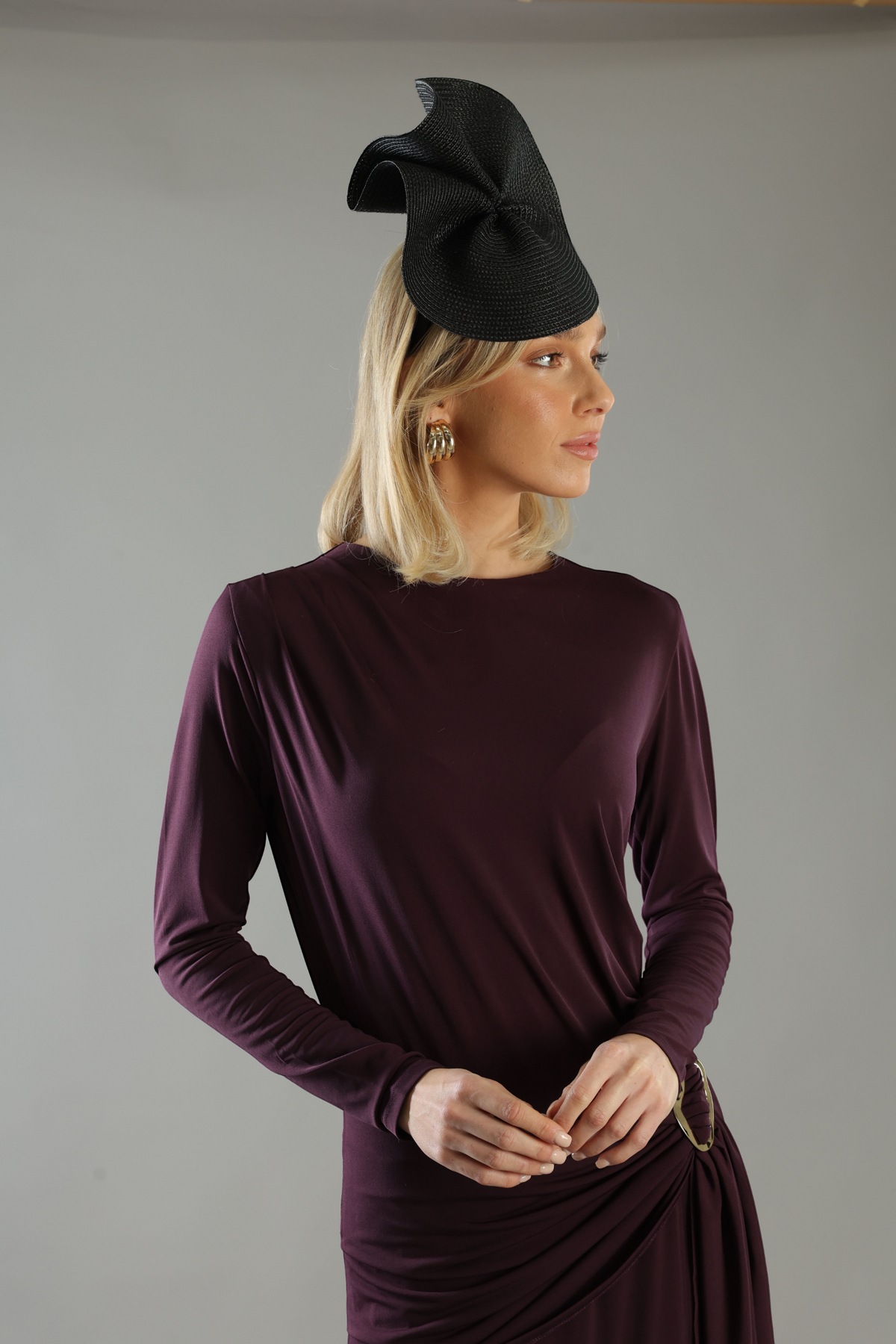 Zaria Fascinator Black - Accessory - Morgan and Taylor