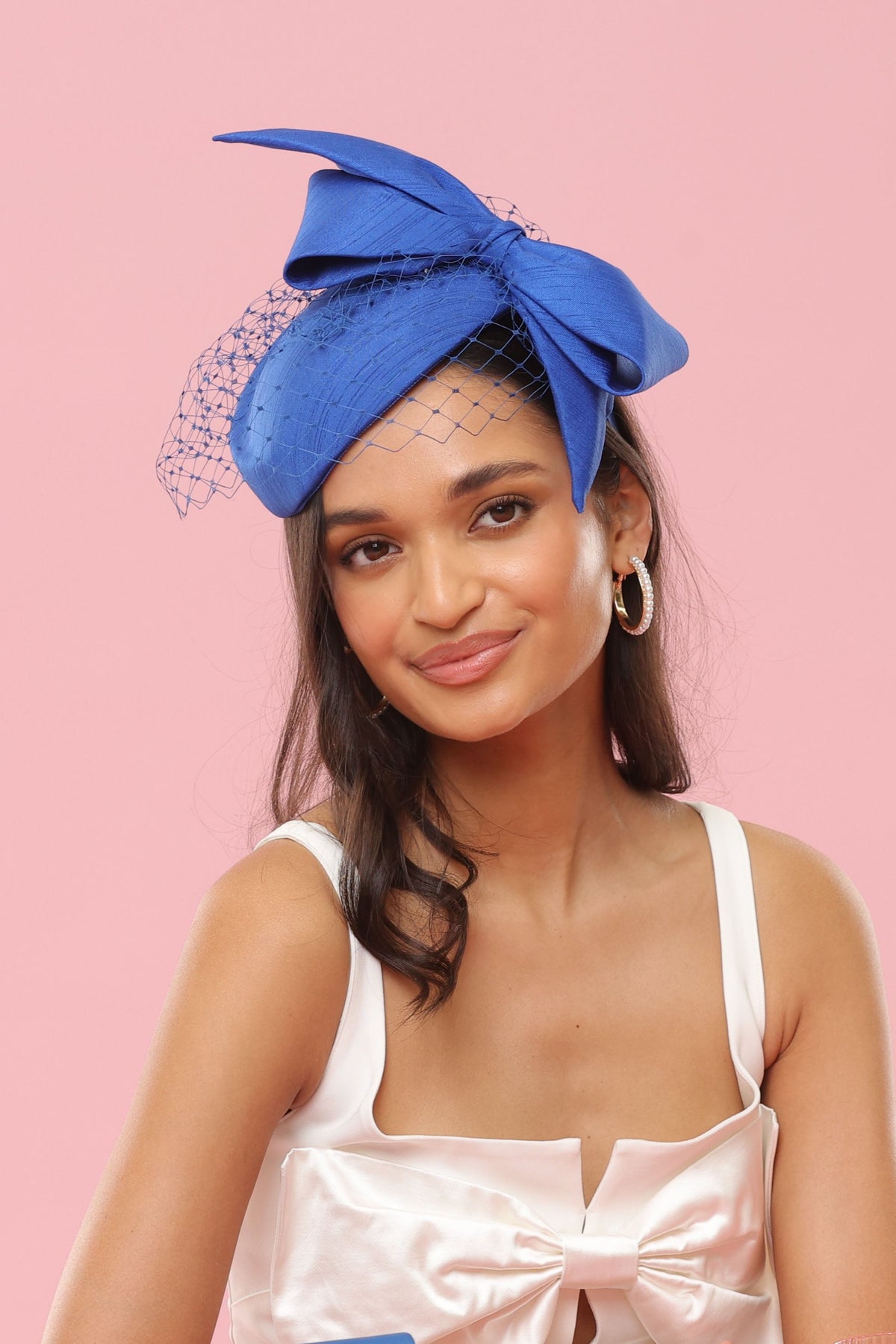 Alina Fascinator Cobalt - Accessory - Morgan and Taylor