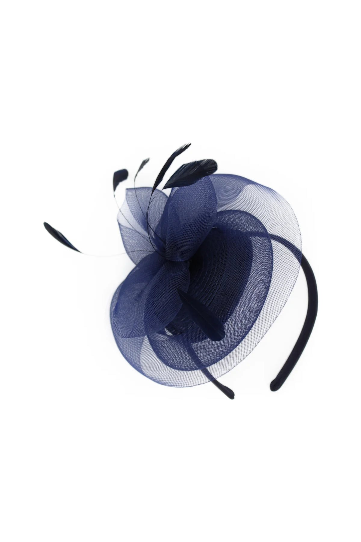 Elisa Fascinator NAVY - Accessory - Morgan and Taylor