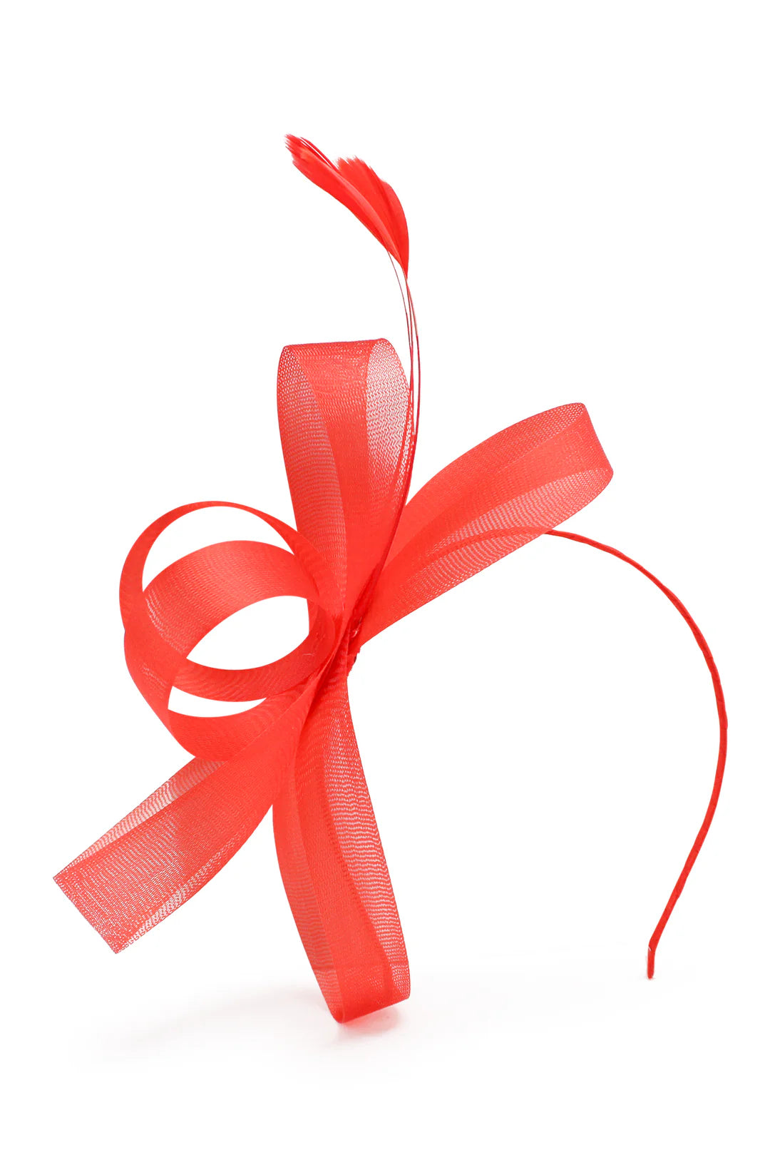 Nyla Fascinator Red - Accessory - Morgan and Taylor