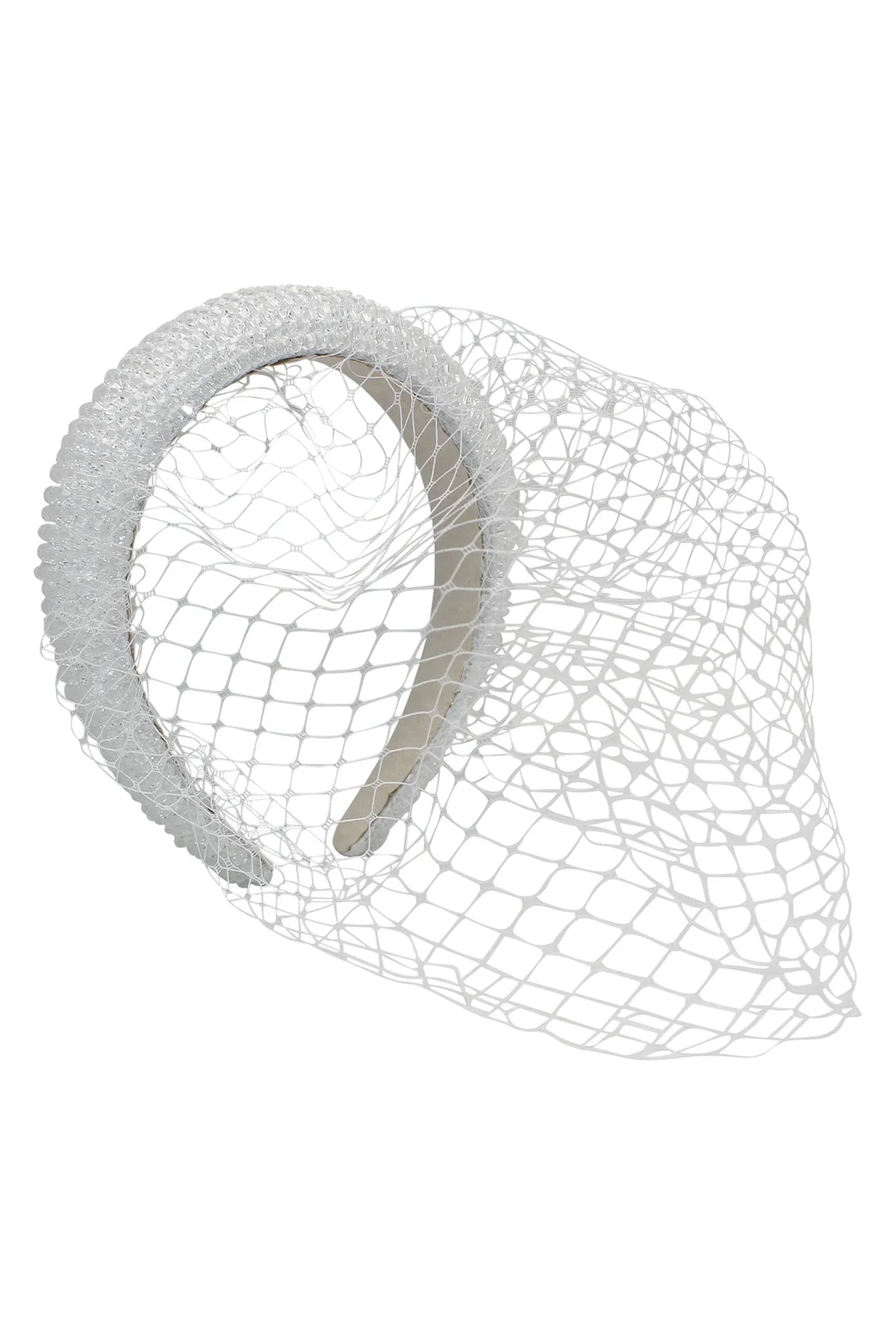 Haven Veil Headband White - Accessory - Morgan and Taylor