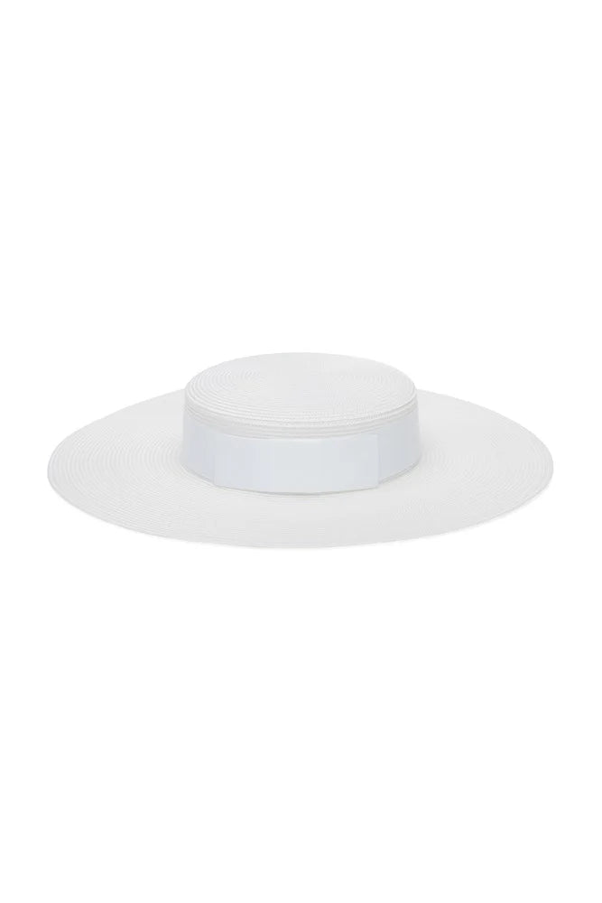 Macy Racewear Boater White - Accessory - Morgan and Taylor