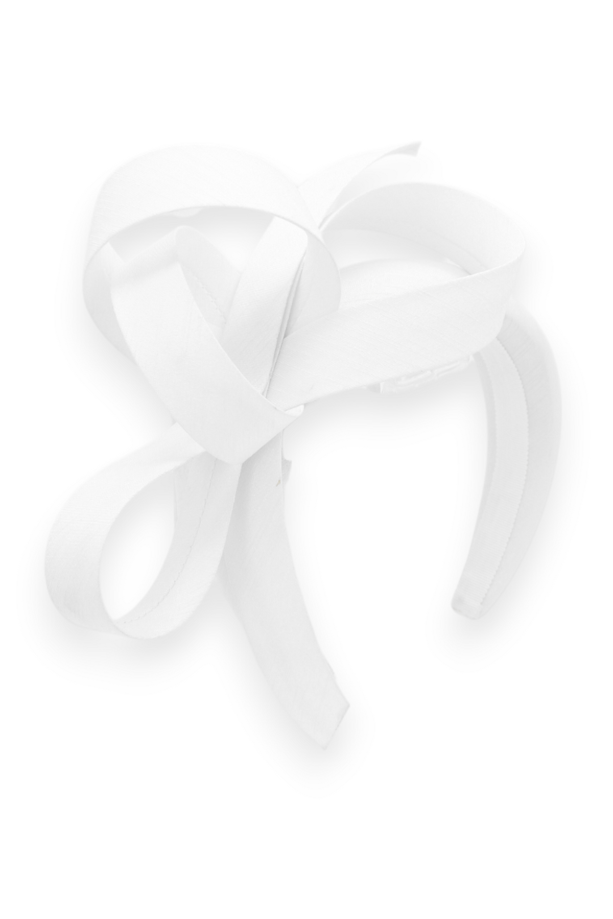 Mel Fascinator White - Accessory - Morgan and Taylor