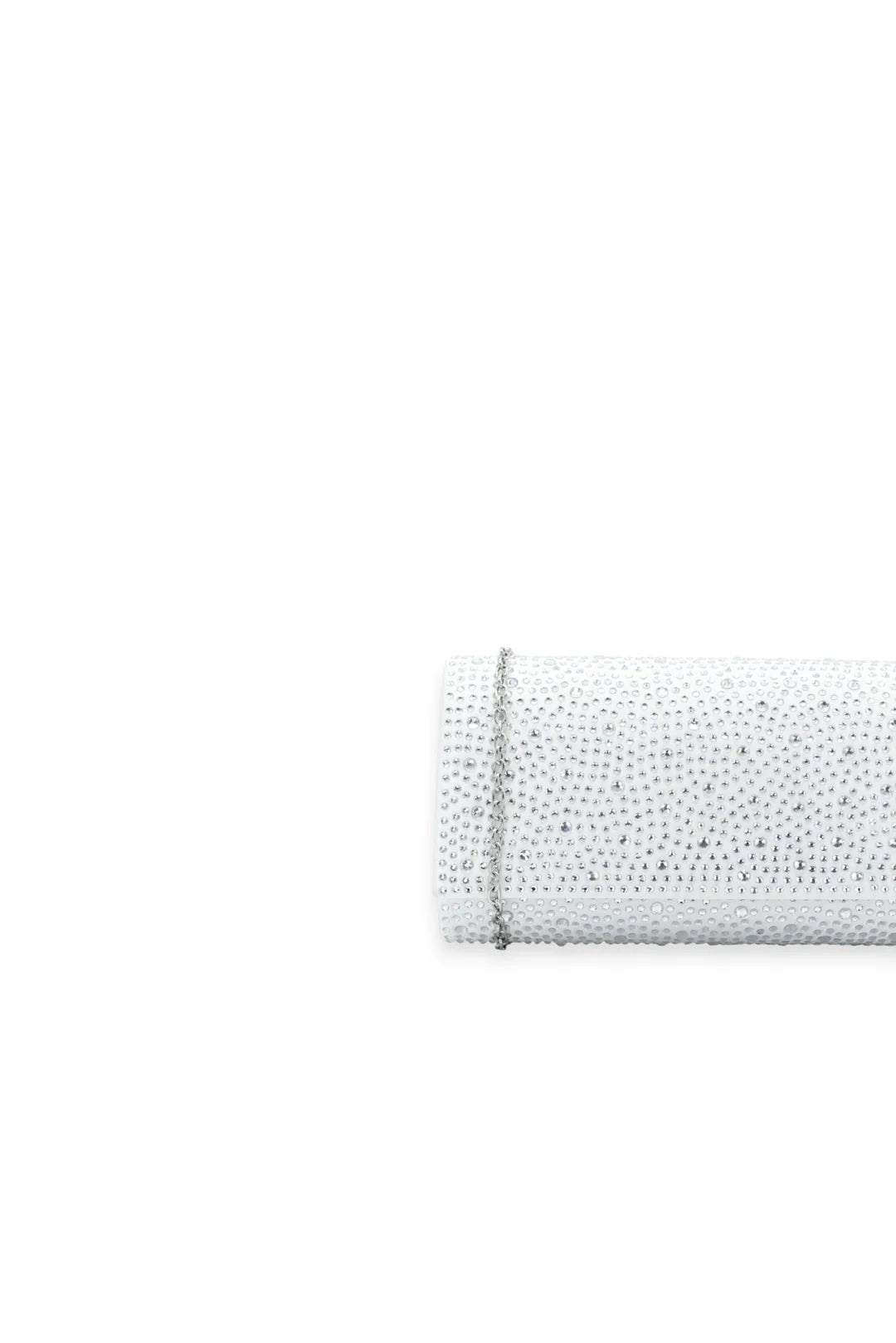 Noelle Diamante Clutch White - Accessory - Morgan and Taylor