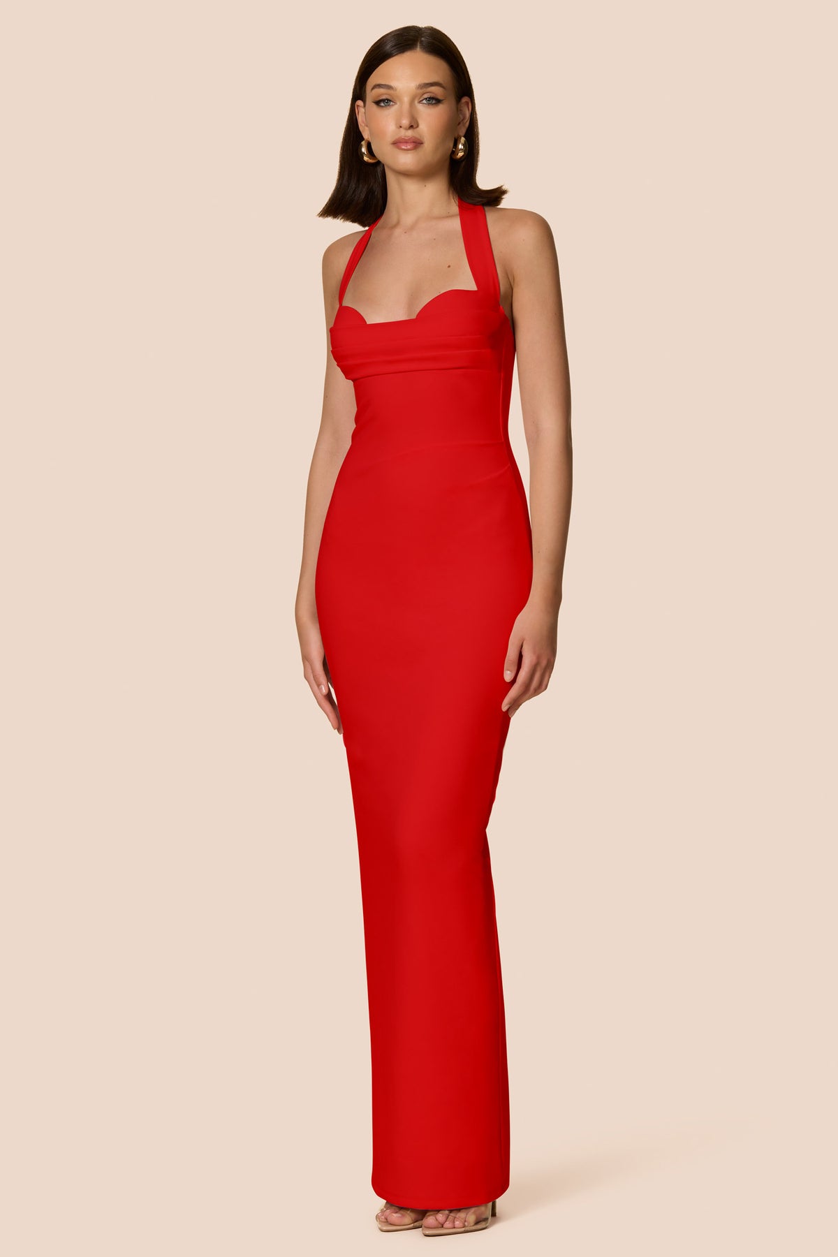 Lottie Gown Cherry Cherry - Dress - Nookie