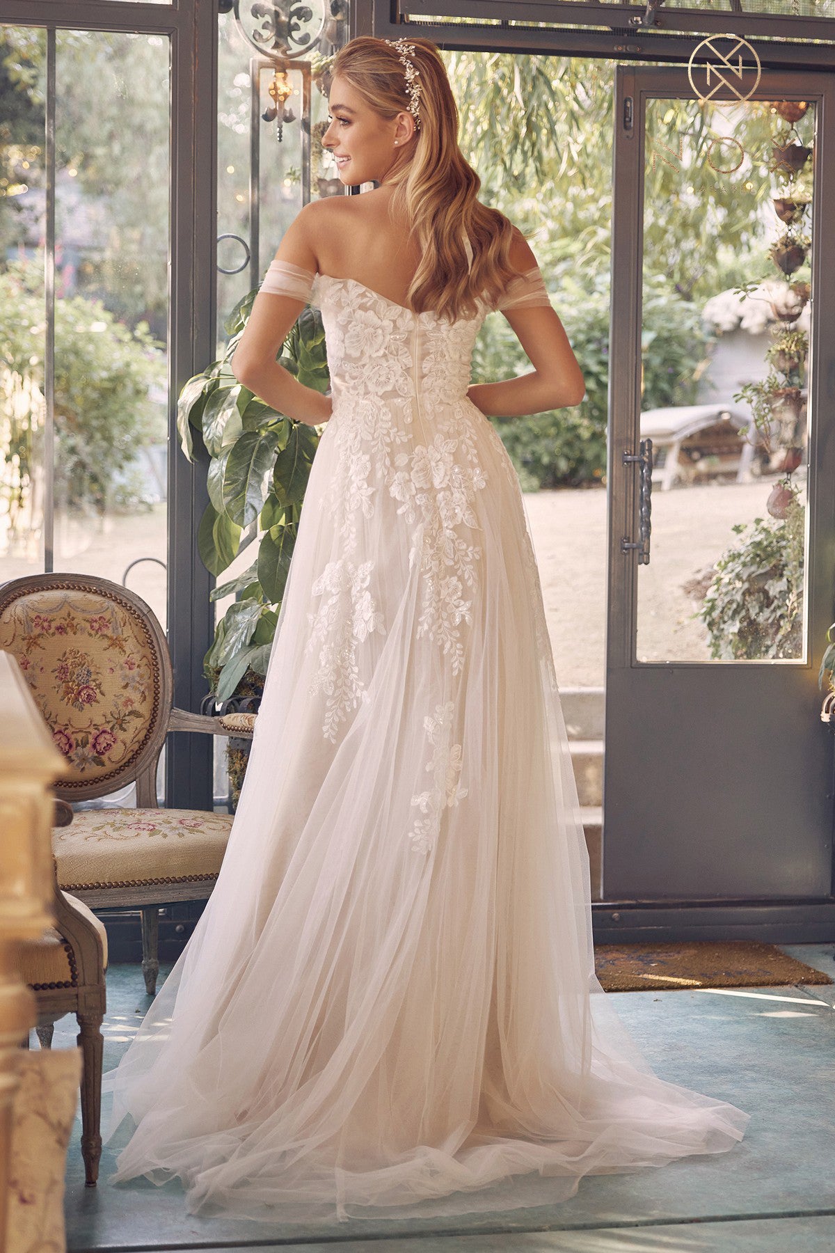Antill Floral Lace Wedding Gown - Wedding Gown - Nox Anabel