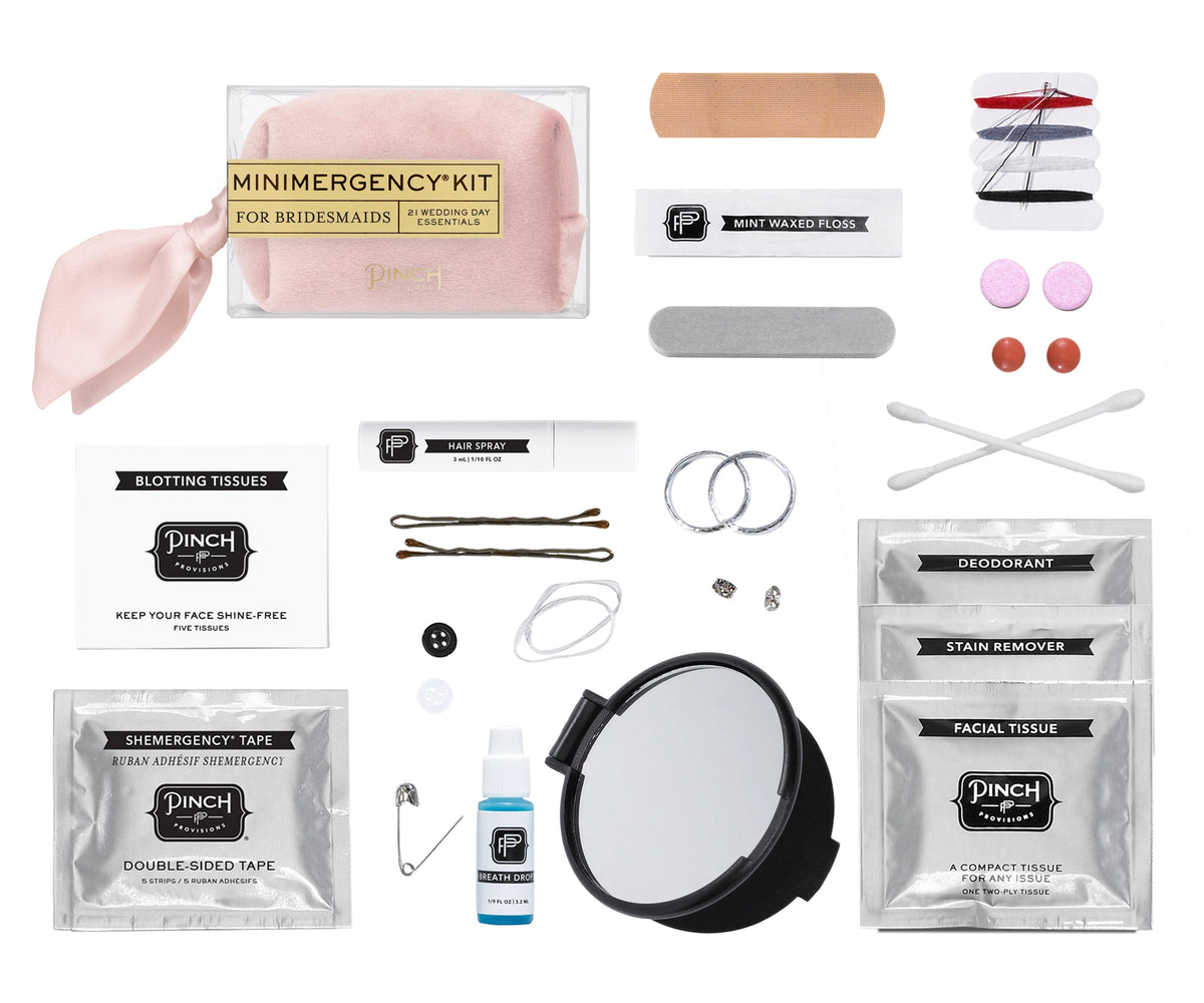 Velvet Minimergency Kits for Bridesmaids Ivory - Giftware - Pinch Provisions
