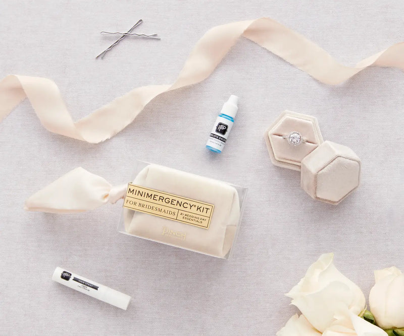 Velvet Minimergency Kits for Bridesmaids Ivory - Giftware - Pinch Provisions