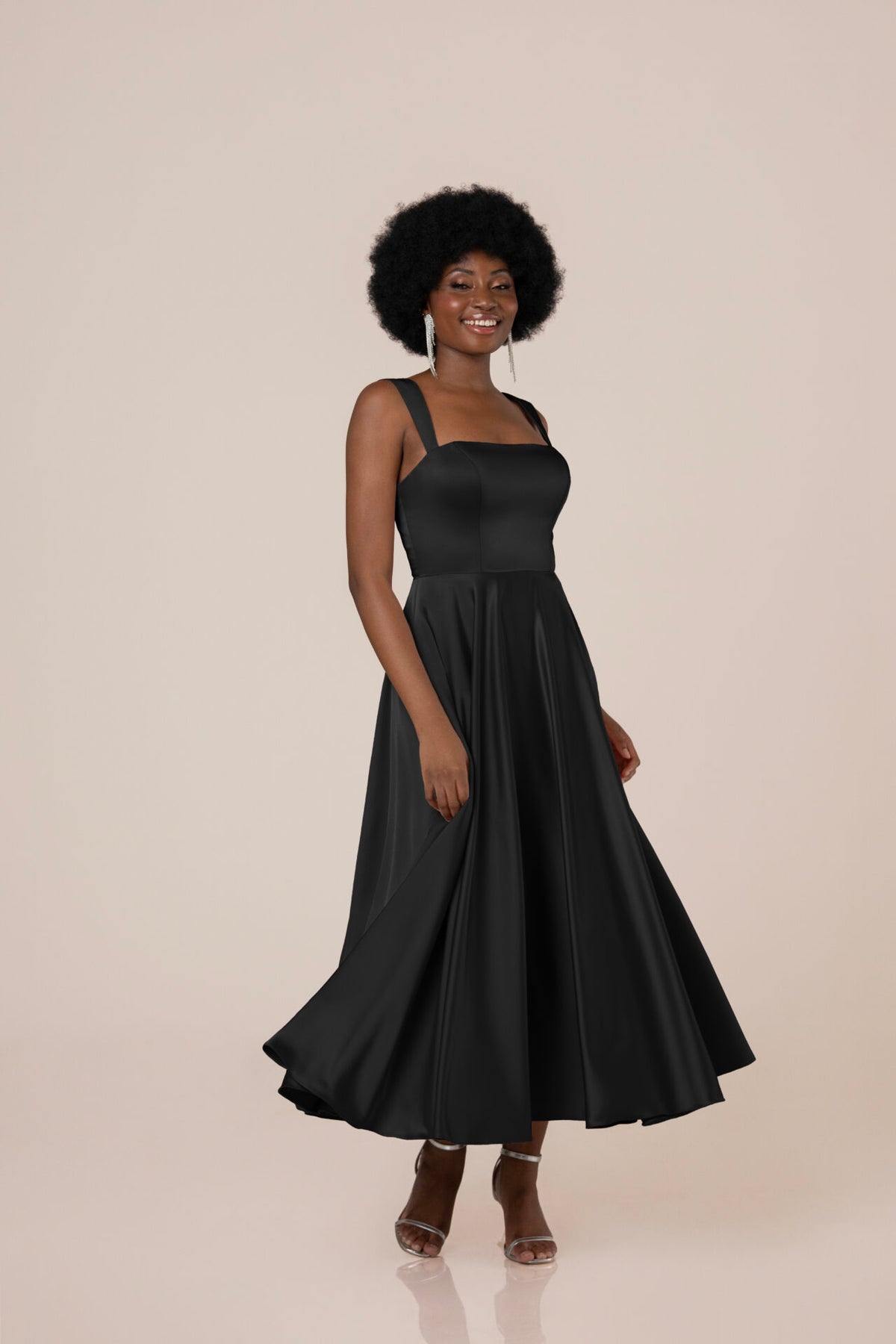 Giuliana Tea Length - Charmeuse - Bridesmaid Dress - Sorella Vita
