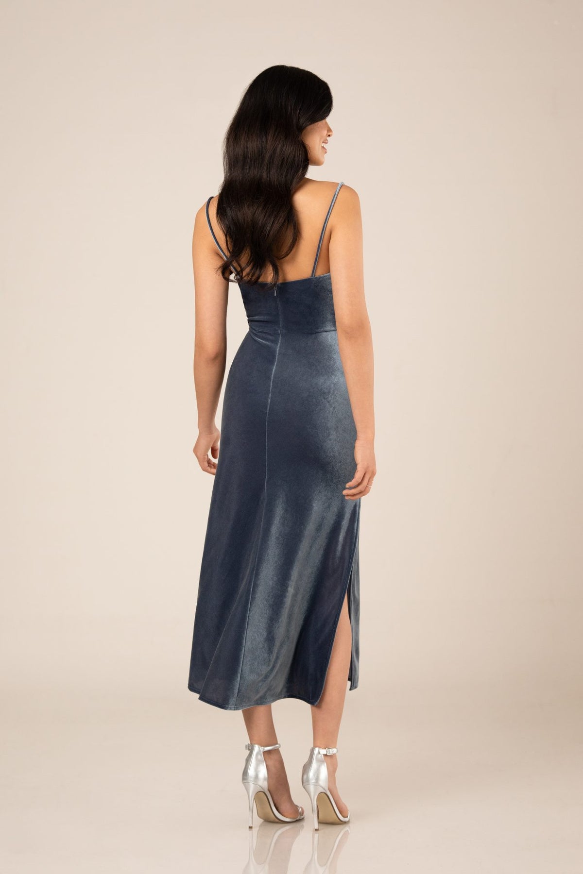 Treasure Tea Length - Velvet - Bridesmaid Dress - Sorella Vita