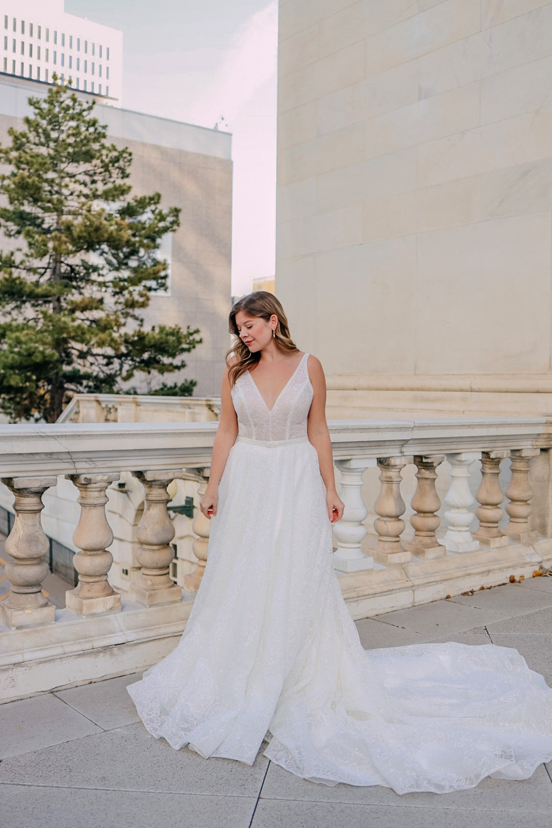Mercy Dress and Belt - Wedding Gown - Stella York