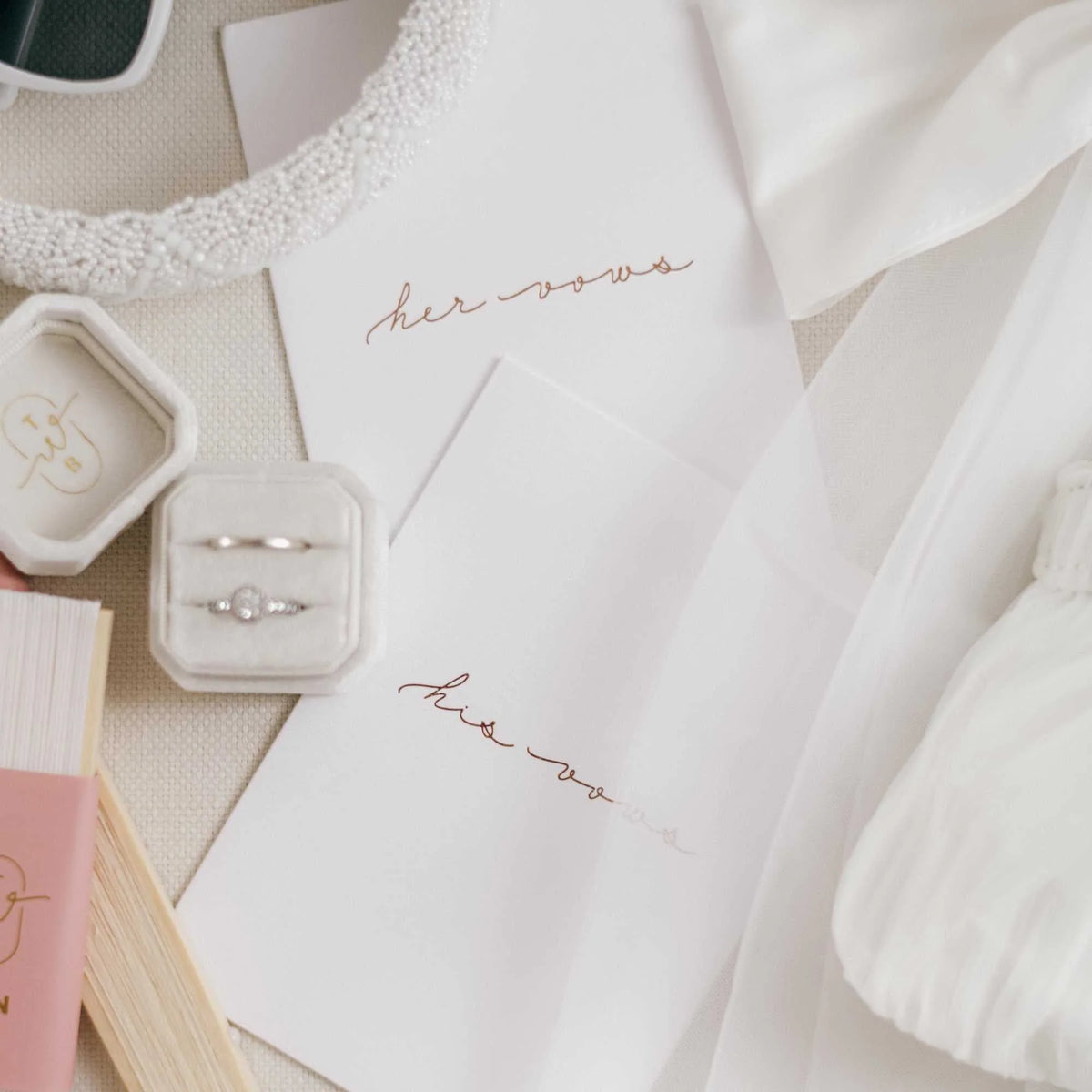 Vow Cards (Set of 2) - Our Vows - Giftware - The Whole Bride