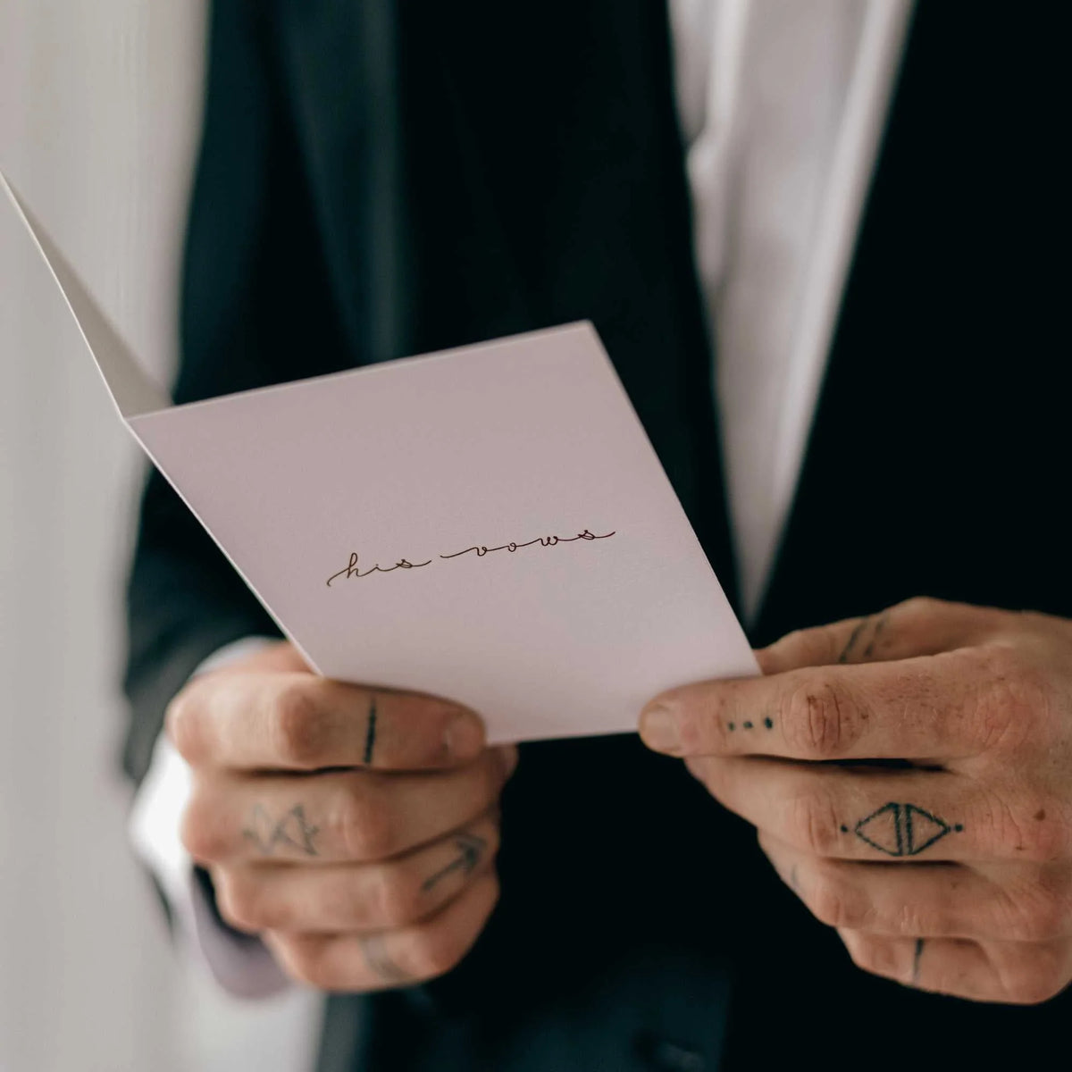 Vow Cards (Set of 2) - Our Vows - Giftware - The Whole Bride