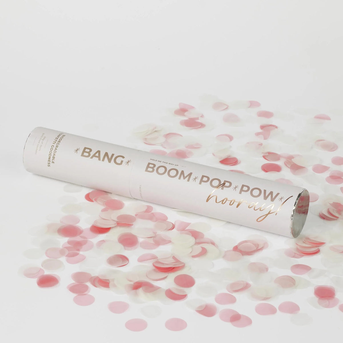 Biodegradable Confetti Canons - Circle - Giftware - The Whole Bride