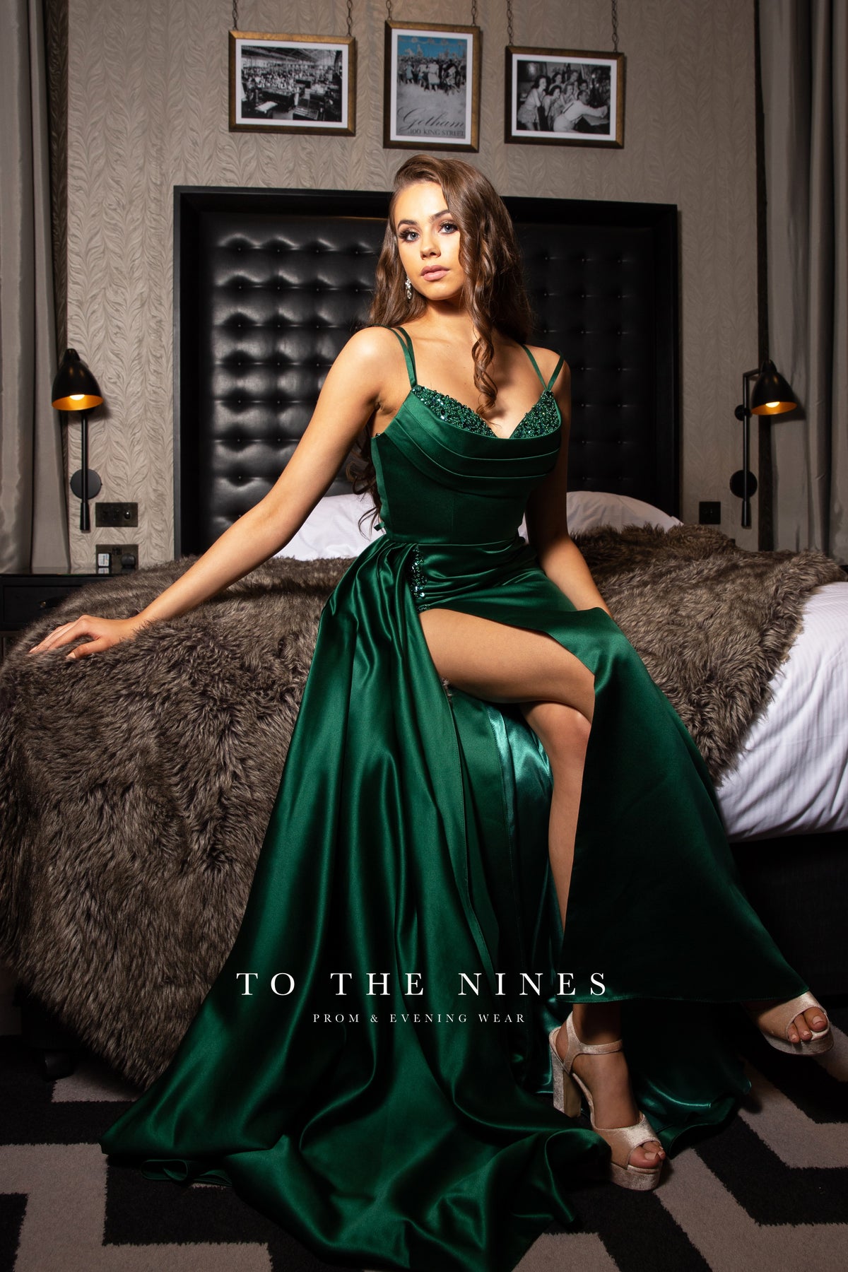 Celeste (TNL712) Emerald - Dress - To The Nines