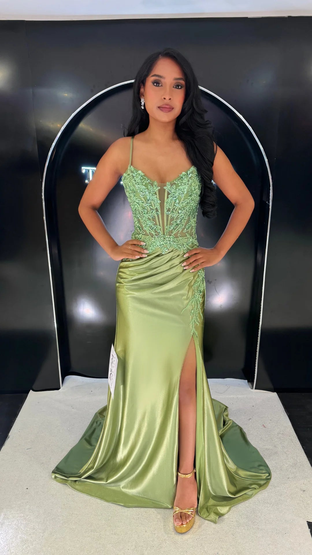 Briella (TNL724) Sage - Dress - To The Nines