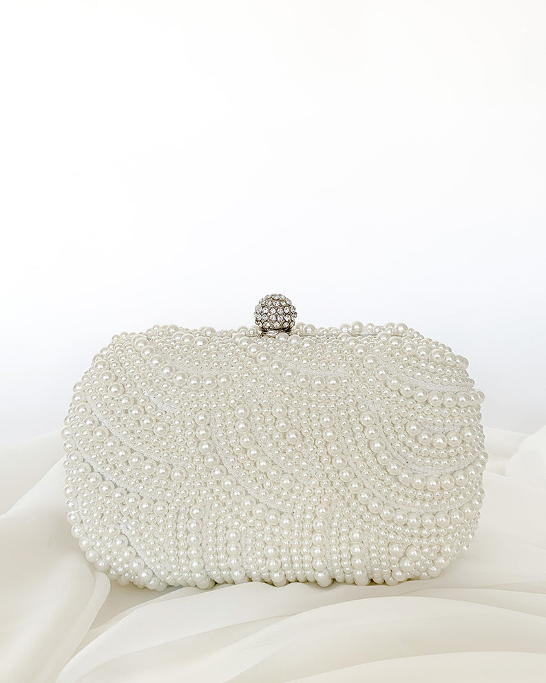 Chiara Pearl Bridal Clutch - Accessory - Wild Laurel