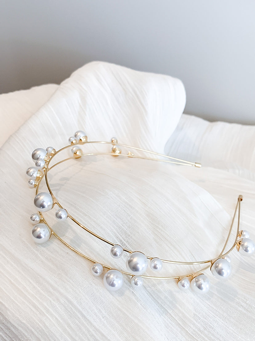 Amara – Pearl Double Headband - Jewellery - Wild Laurel
