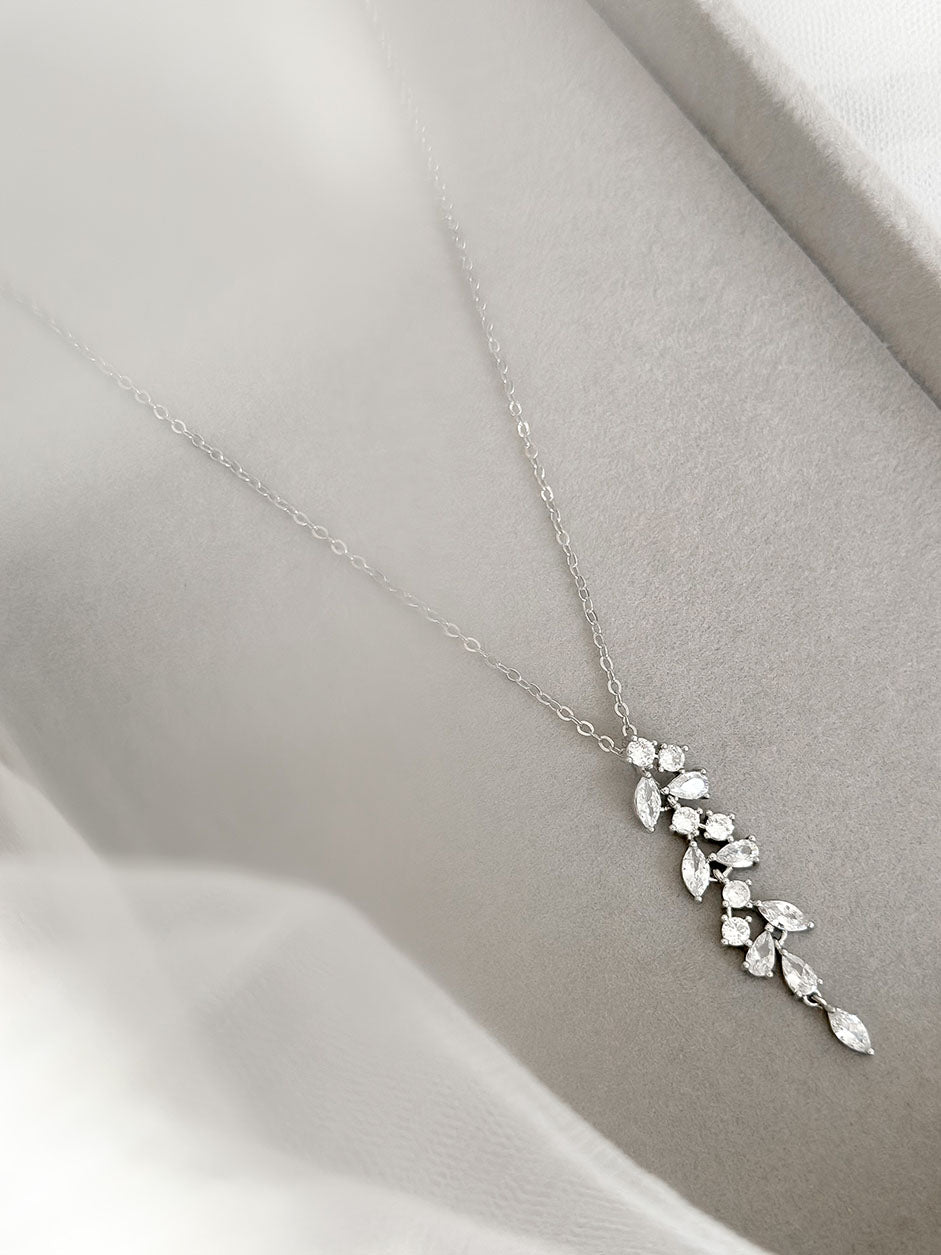 Emma – Crystal Drop Necklace - Jewellery - Wild Laurel
