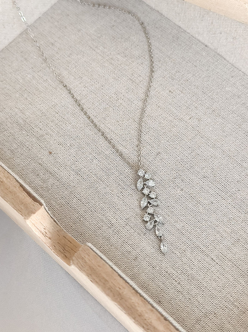 Emma – Crystal Drop Necklace - Jewellery - Wild Laurel