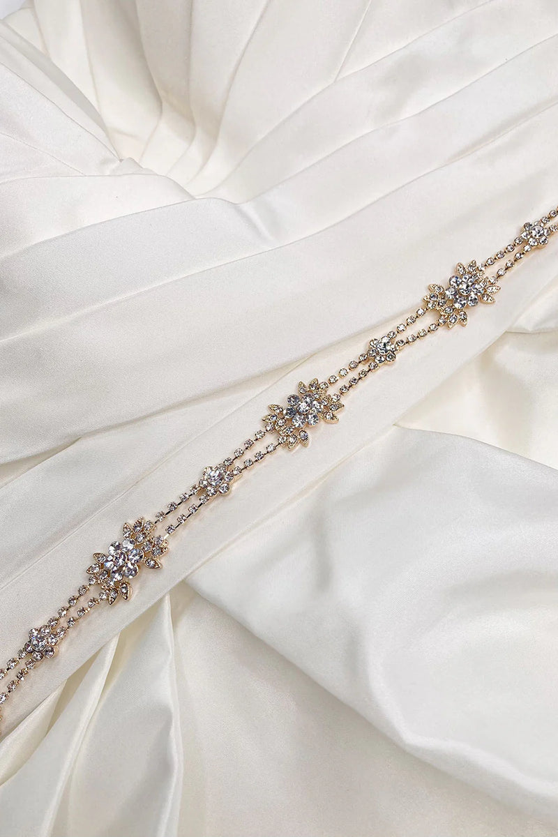 Gisele Gold Motif Belt Gold - Accessory - Windsor Bridal Jewellery