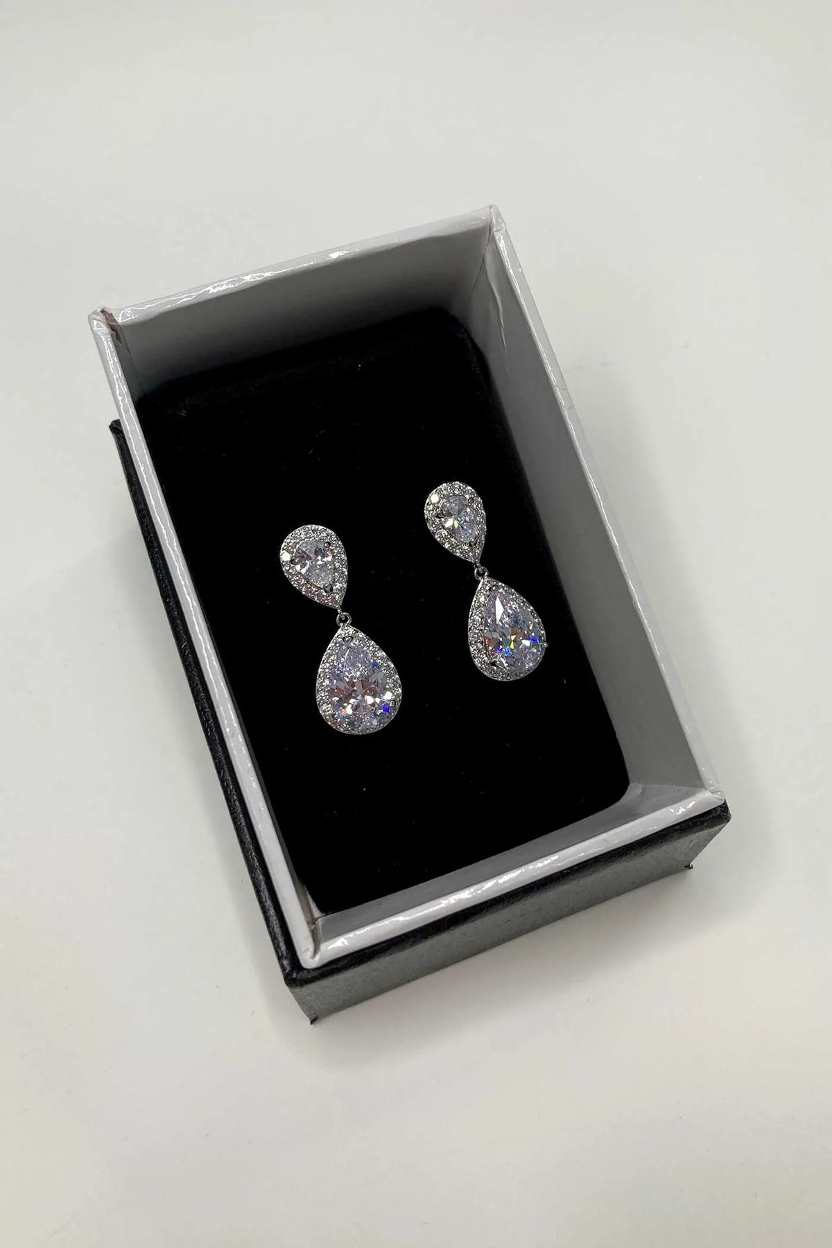 Athena Earring Silver - Jewellery - Windsor Bridal Jewellery