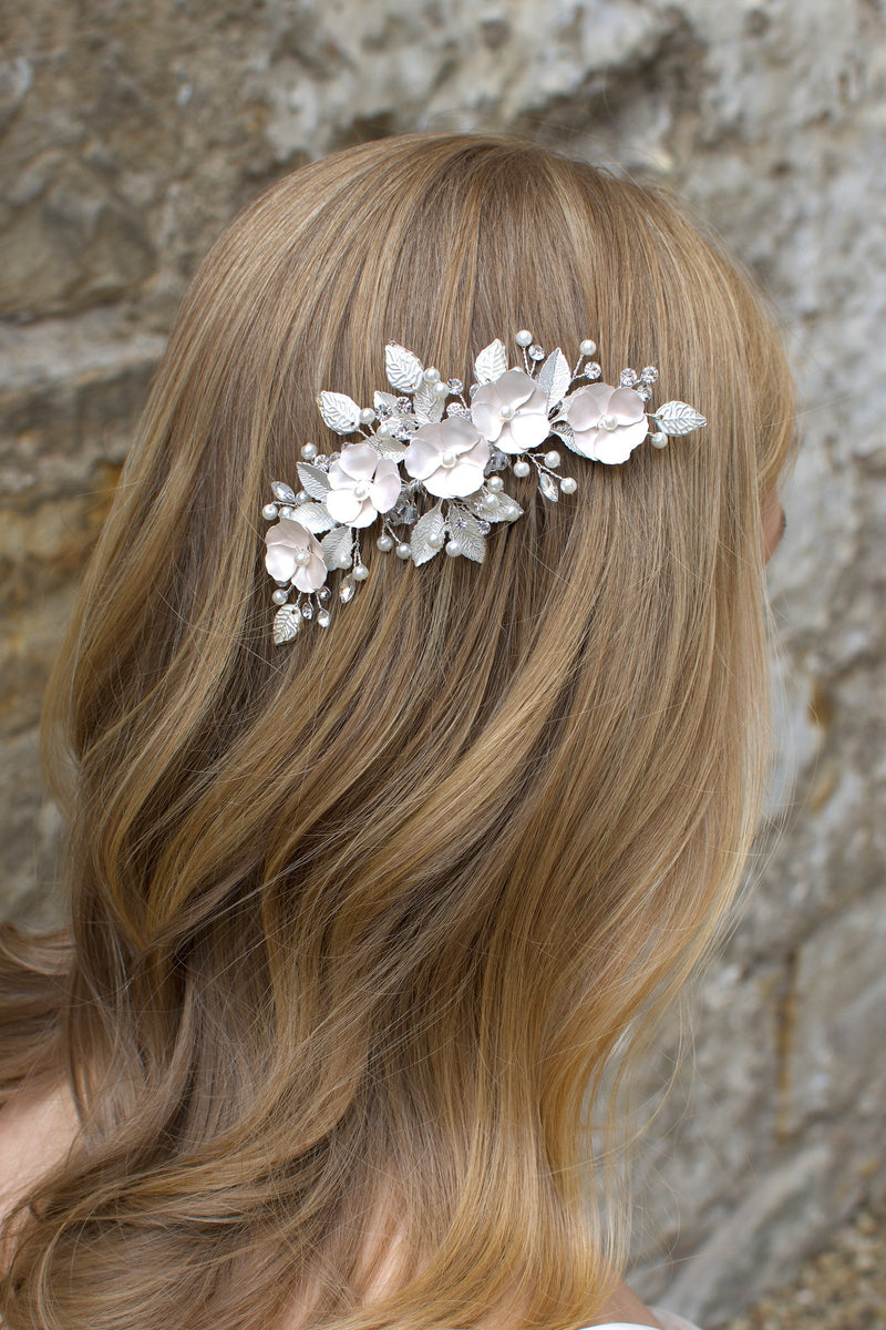 Ava Floral Hair Comb - Jewellery - Windsor Bridal Jewellery